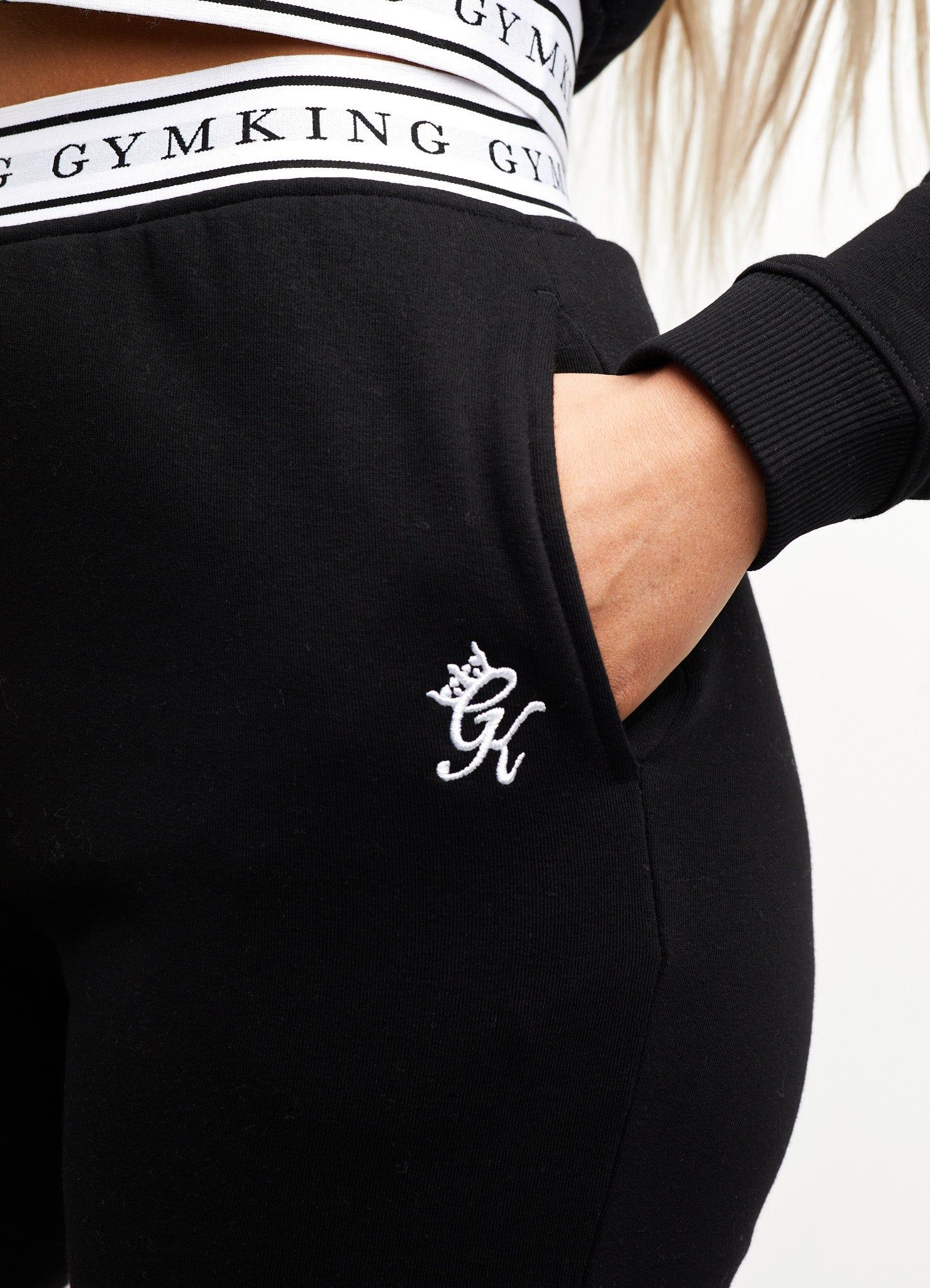 Gym King Taped Jogger - Black sold by The Gym King product image thumbnail 5