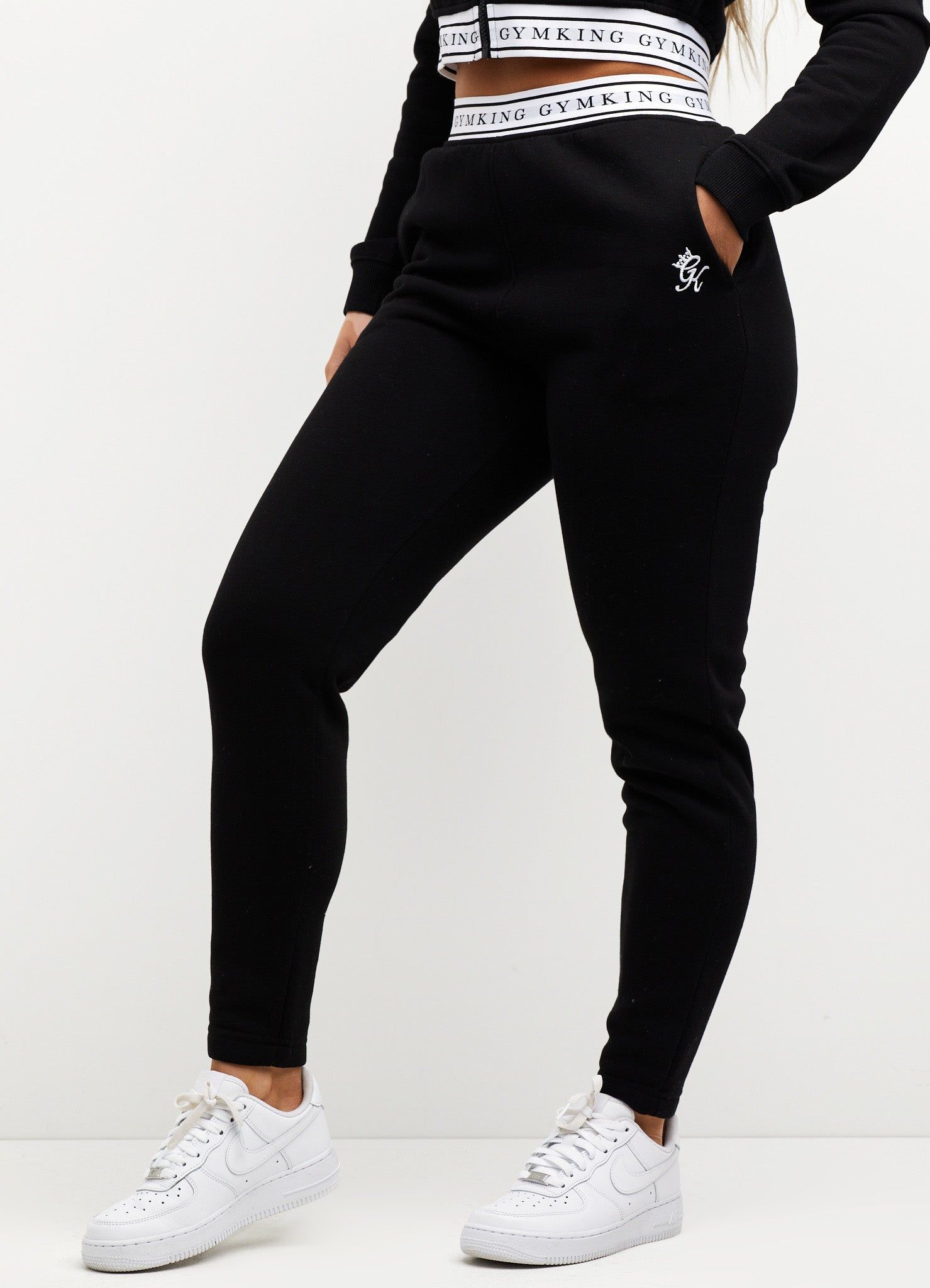 Gym King Taped Jogger - Black sold by The Gym King