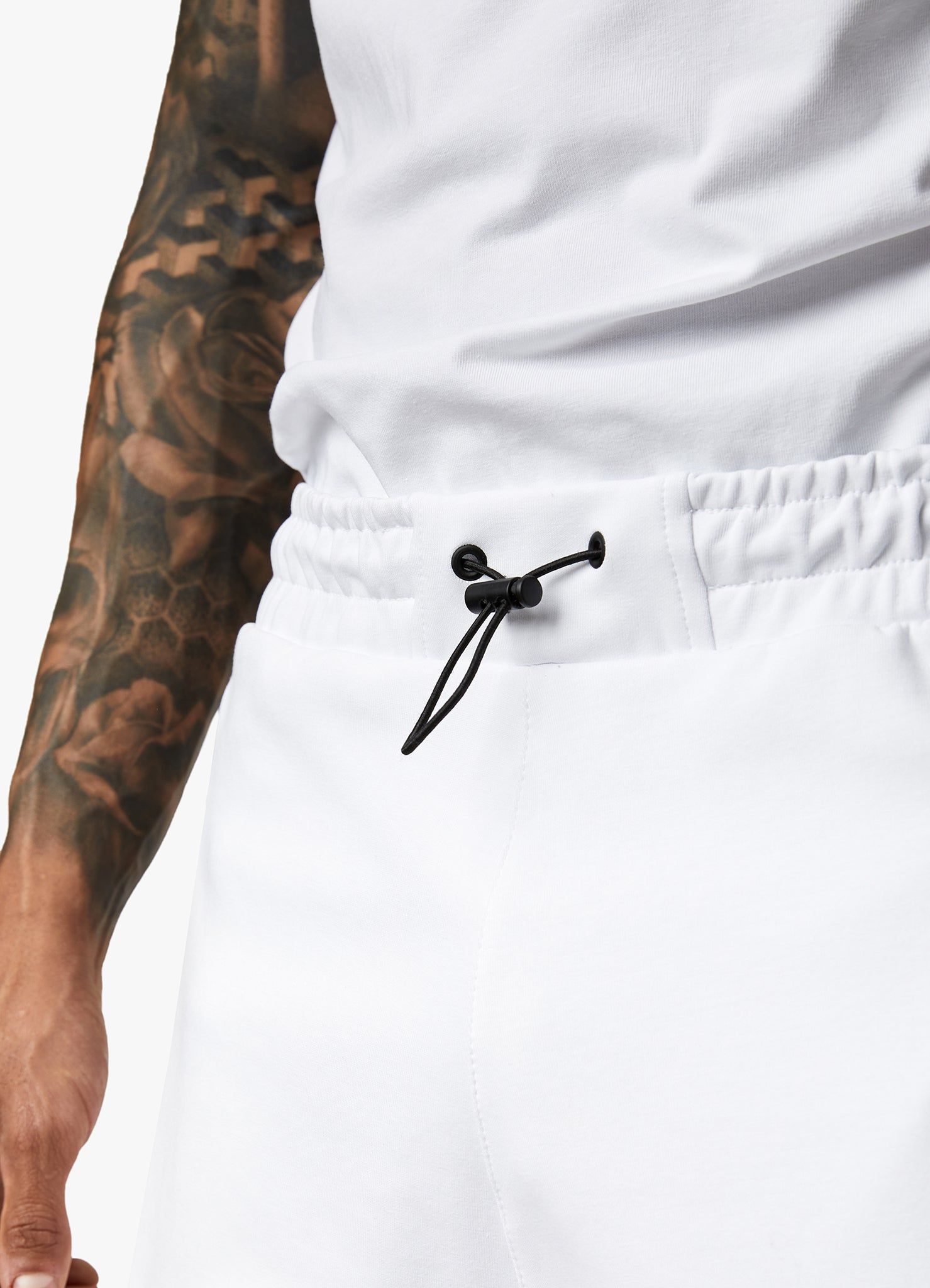 Gym King Linear Print Interlock Short - White sold by The Gym King product image thumbnail 7