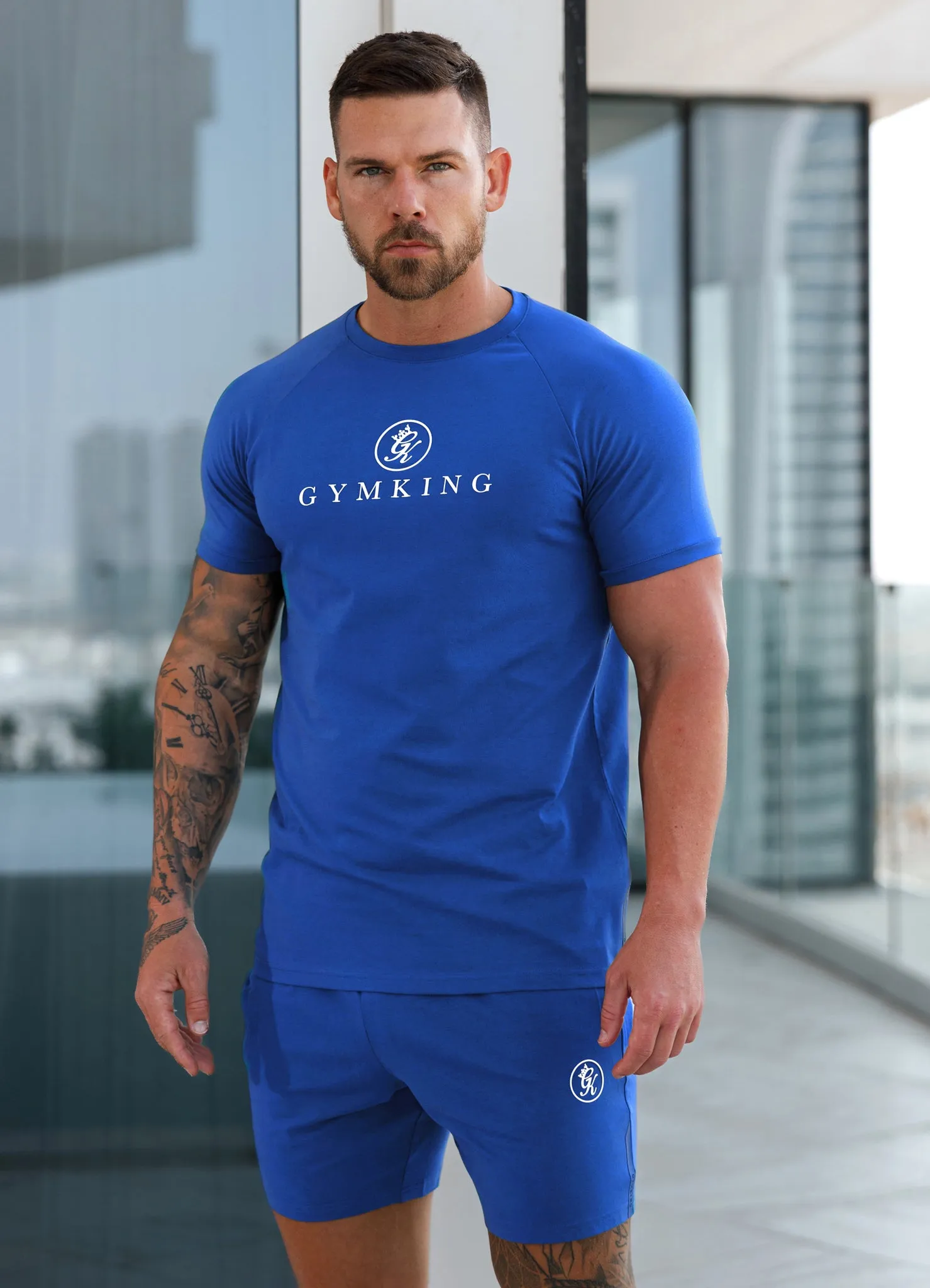 Gym King Pro Logo Jersey Tee - Ultramarine sold by The Gym King product image thumbnail 3