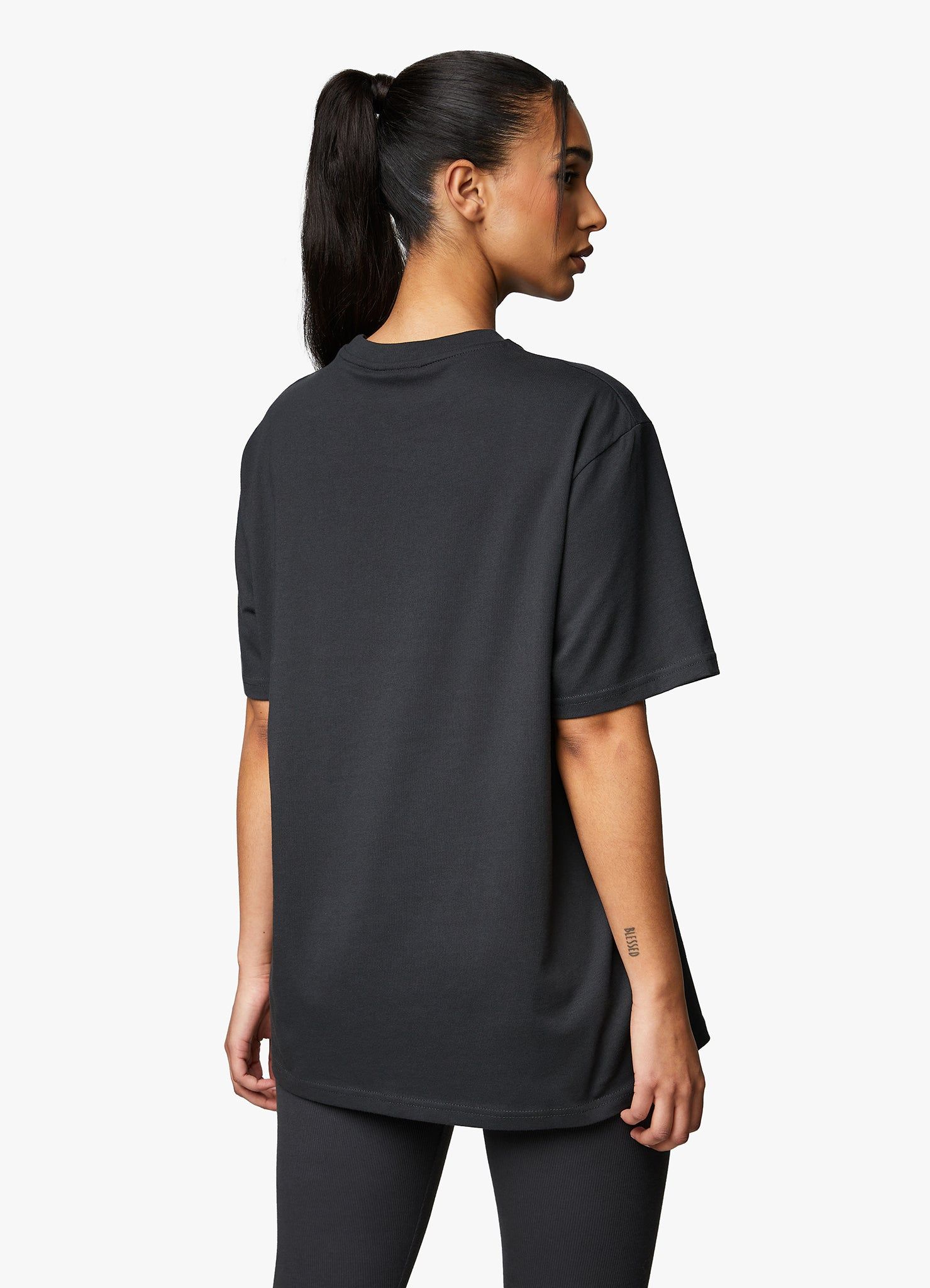 Gym King Shadow BF Tee - Dark Pewter sold by The Gym King product image thumbnail 7