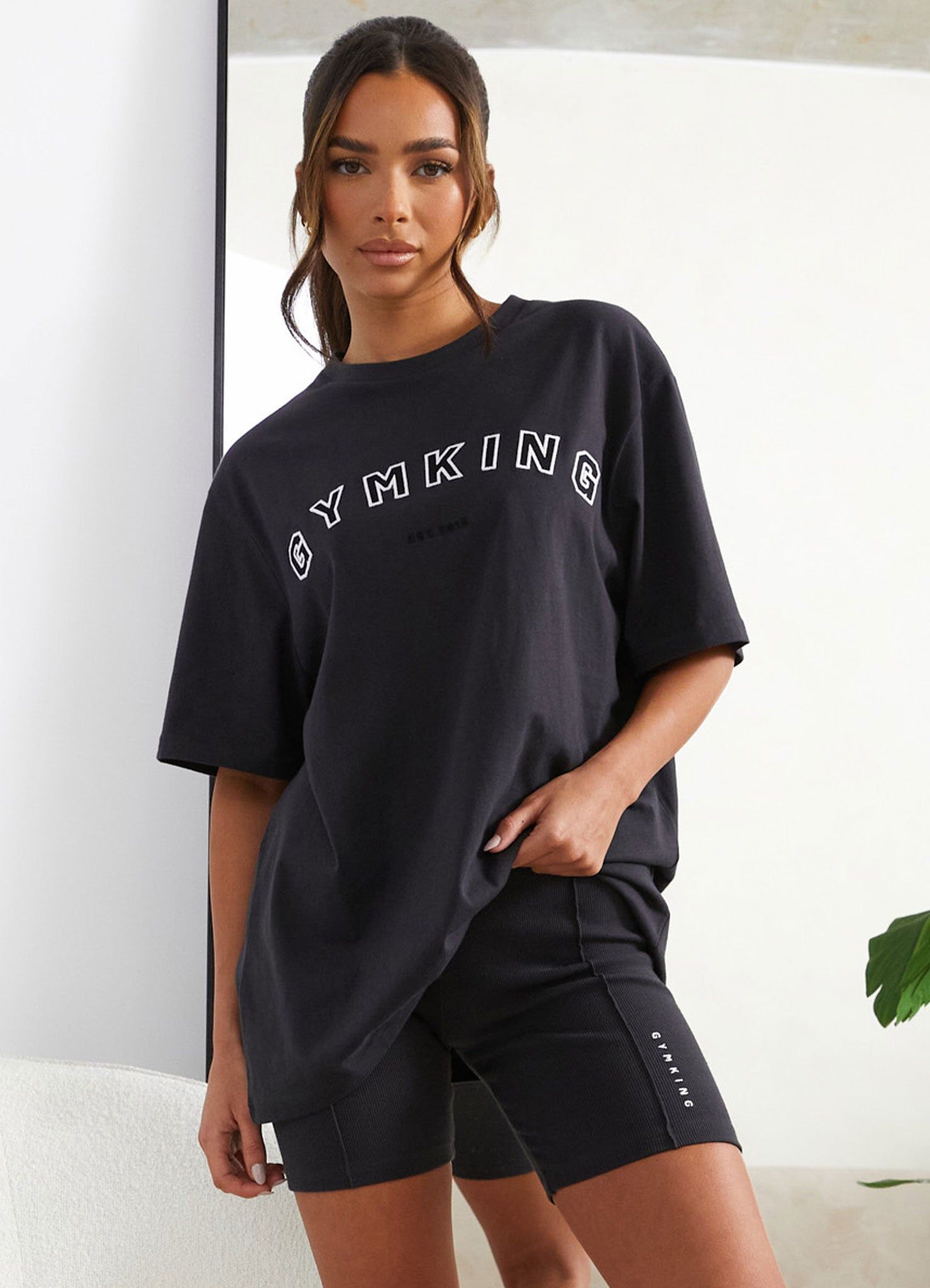 Gym King Shadow BF Tee - Dark Pewter sold by The Gym King