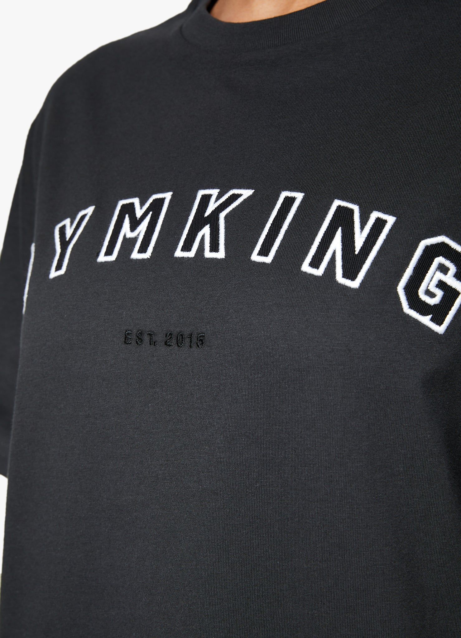Gym King Shadow BF Tee - Dark Pewter sold by The Gym King product image thumbnail 6