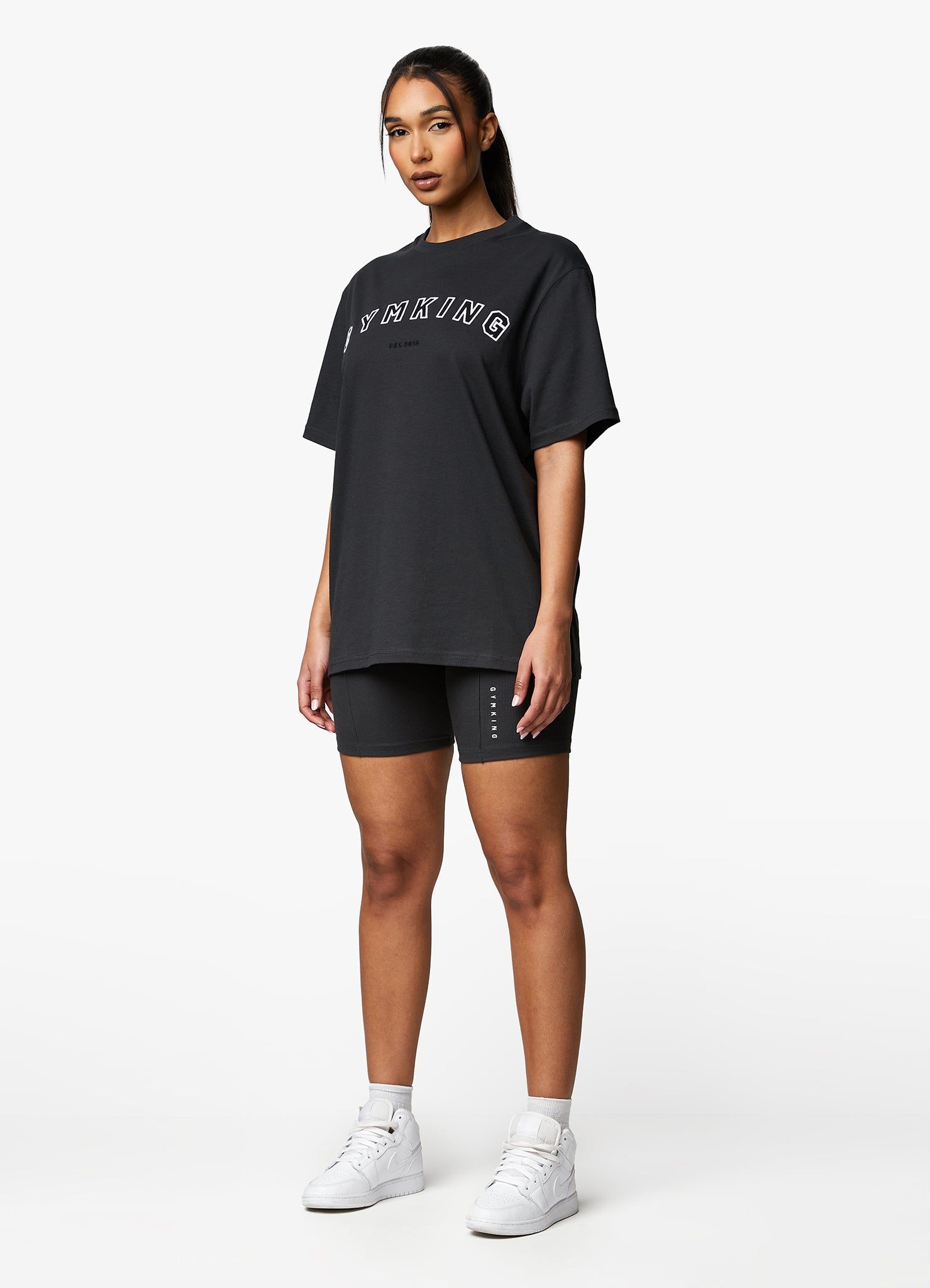 Gym King Shadow BF Tee - Dark Pewter sold by The Gym King product image thumbnail 8