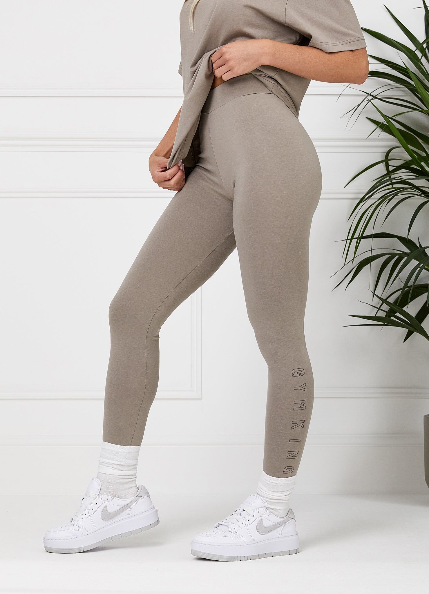 Gym King Radiance Jersey Legging - Mocha sold by The Gym King