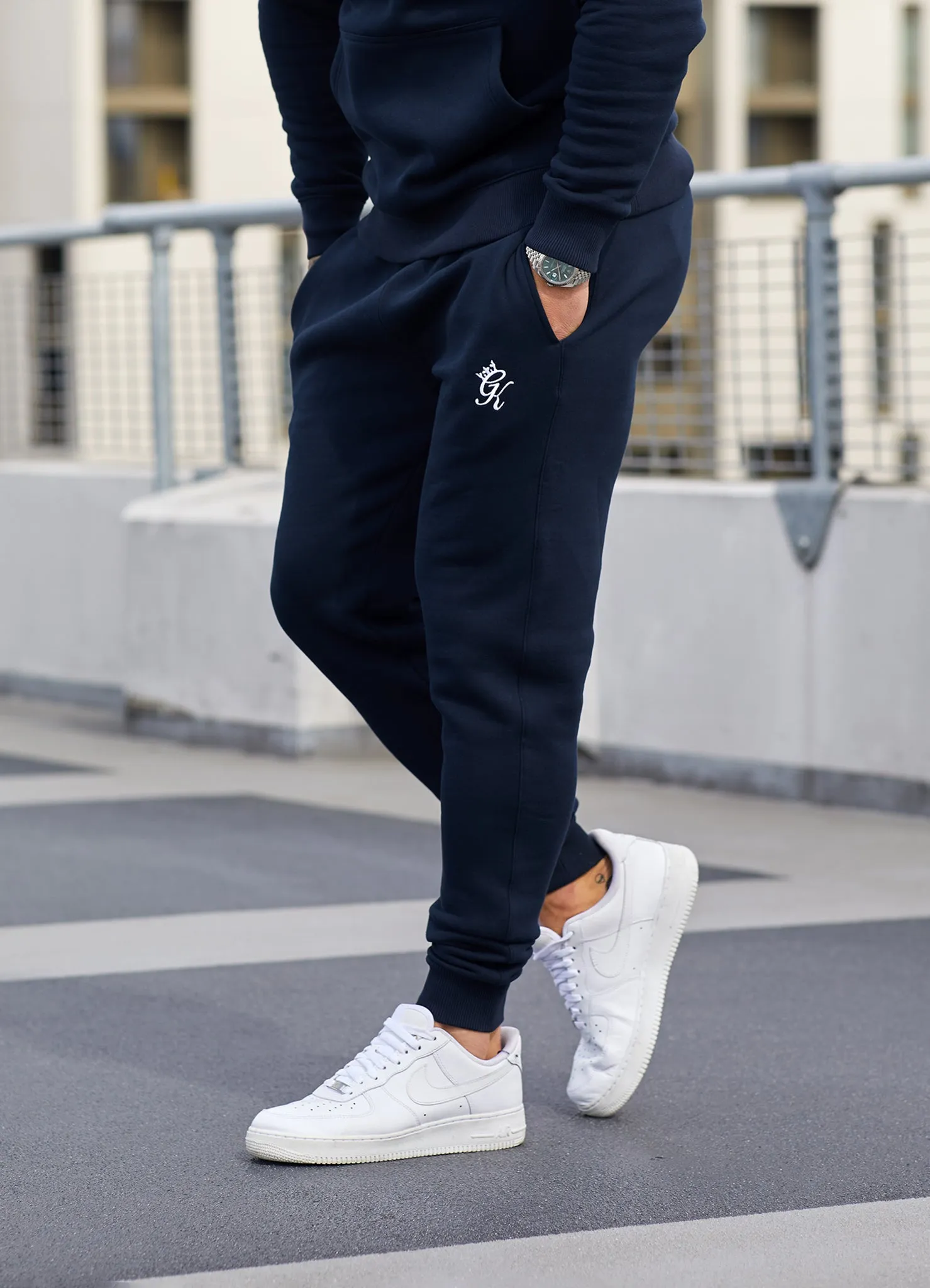 Gym King Fundamental Fleece Jogger - Navy sold by The Gym King