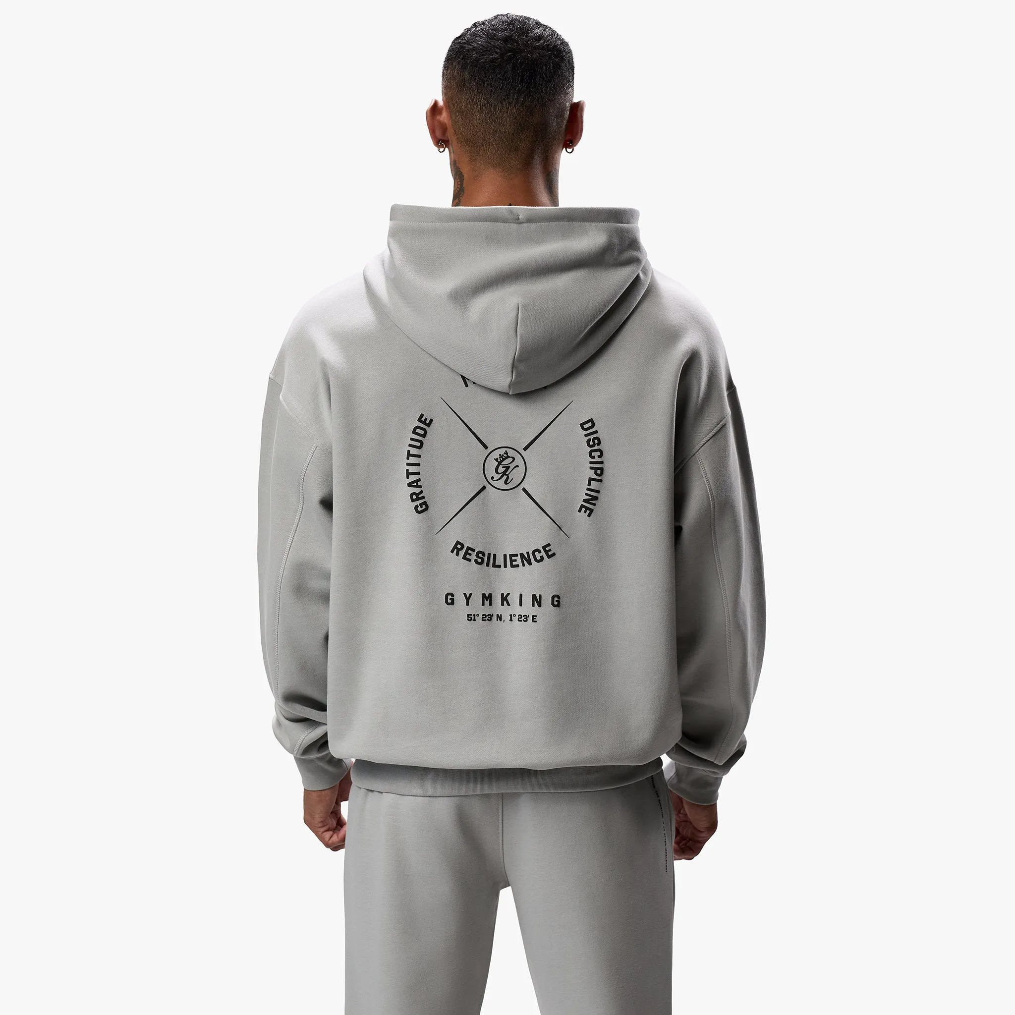 Gym King Compass Hood - Urban Grey sold by The Gym King product image thumbnail 2