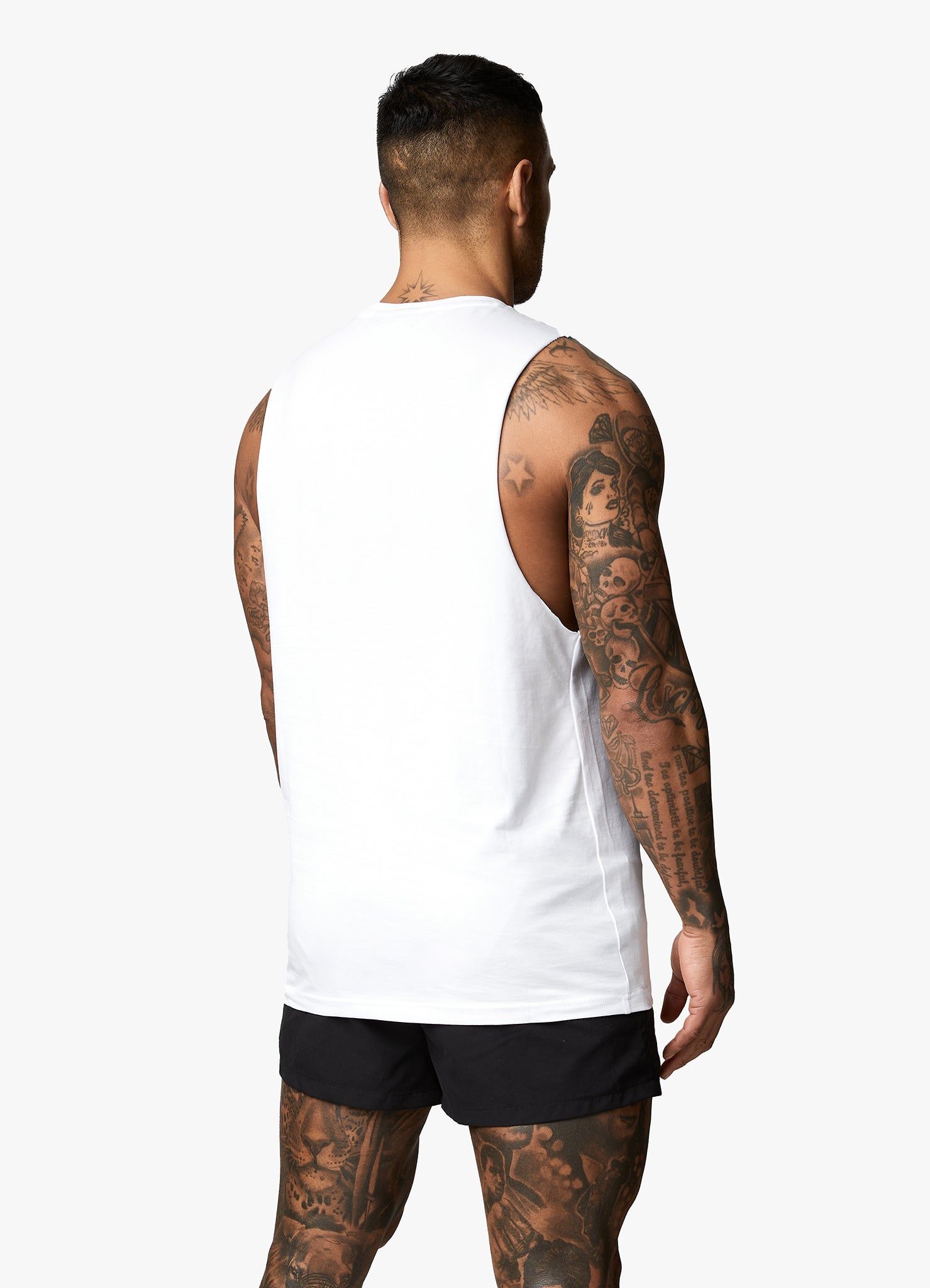 Gym King Linear Vest - White sold by The Gym King product image thumbnail 4