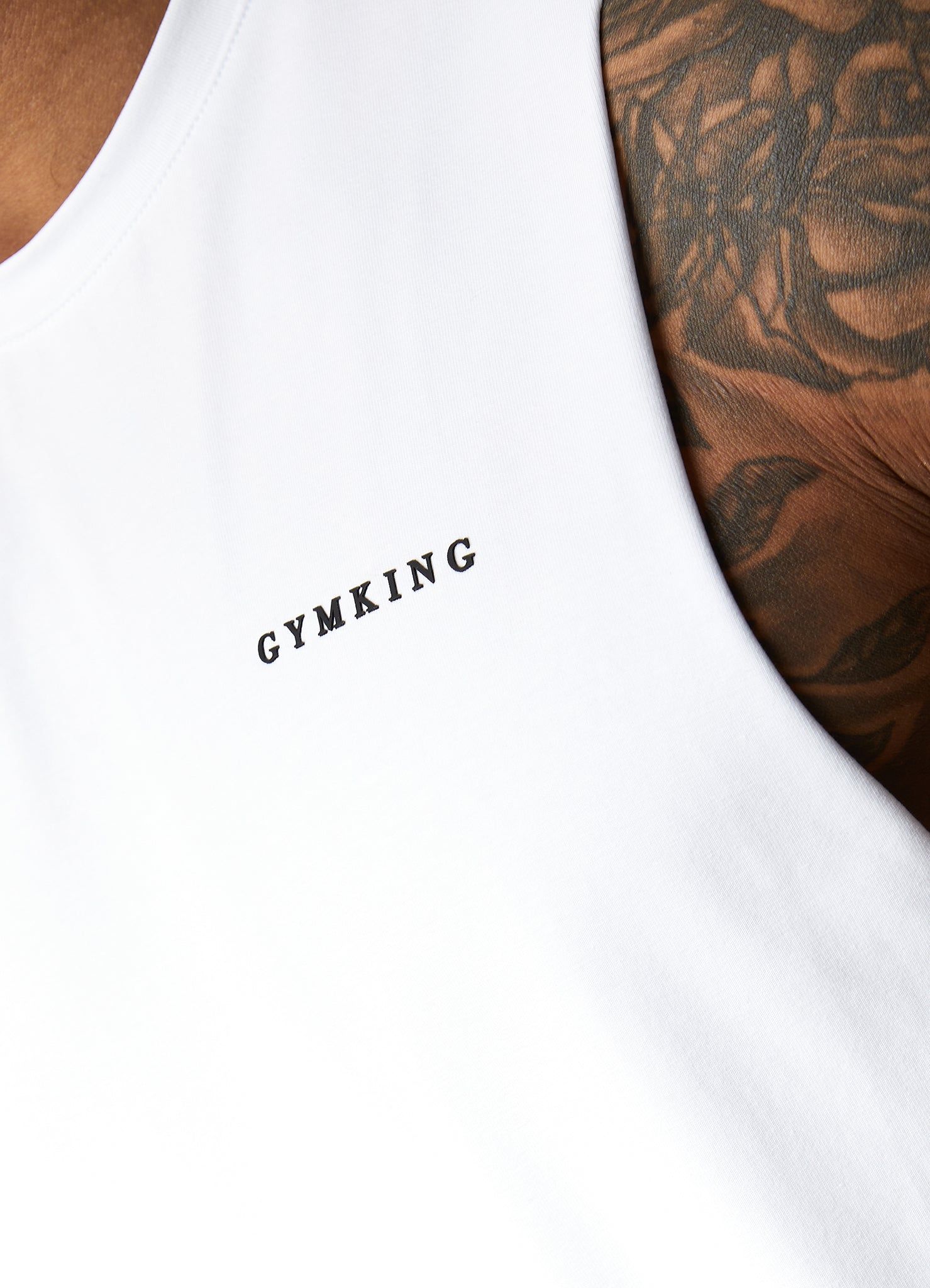 Gym King Linear Vest - White sold by The Gym King product image thumbnail 5