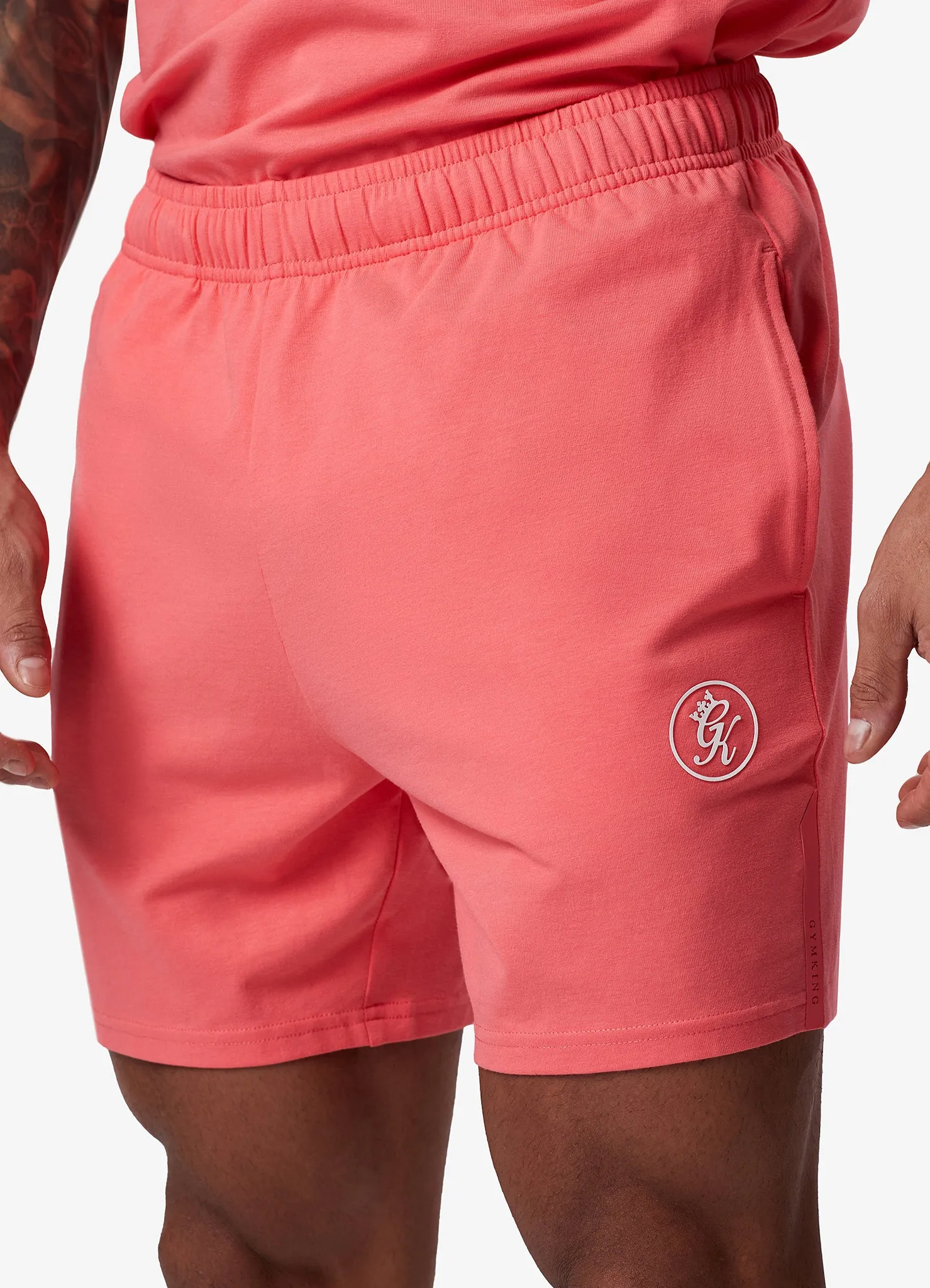 Gym King Pro Jersey Short - Coral sold by The Gym King product image thumbnail 5