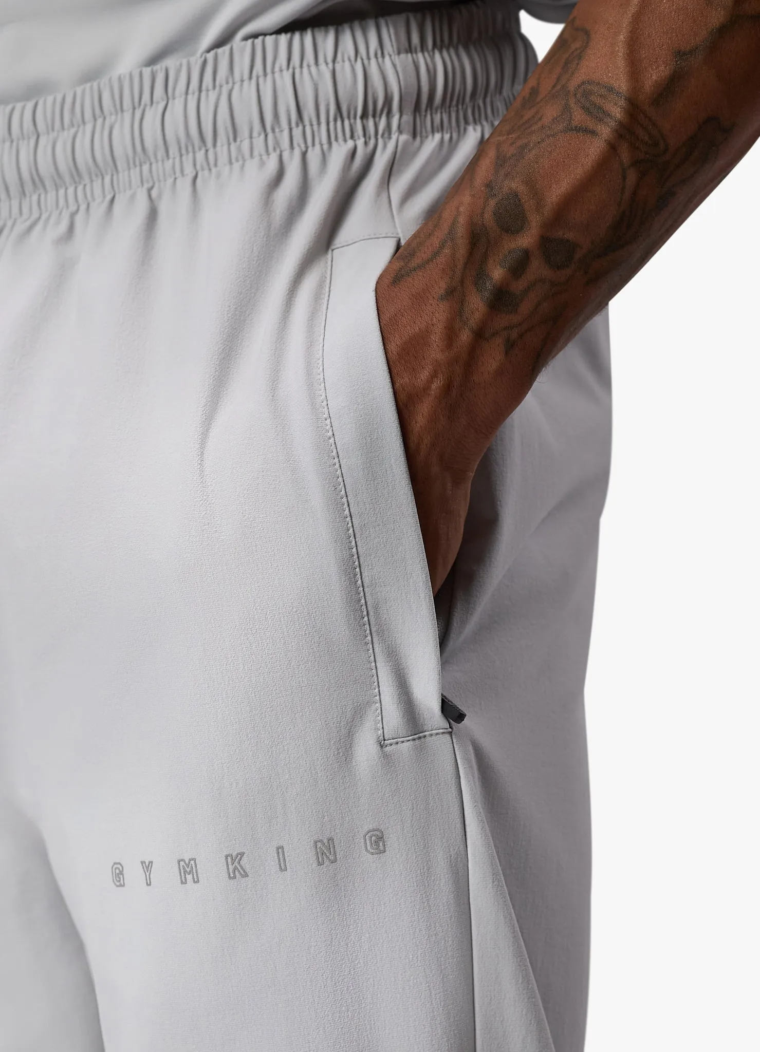 Gym King React Woven Pant - Light Grey sold by The Gym King product image thumbnail 4