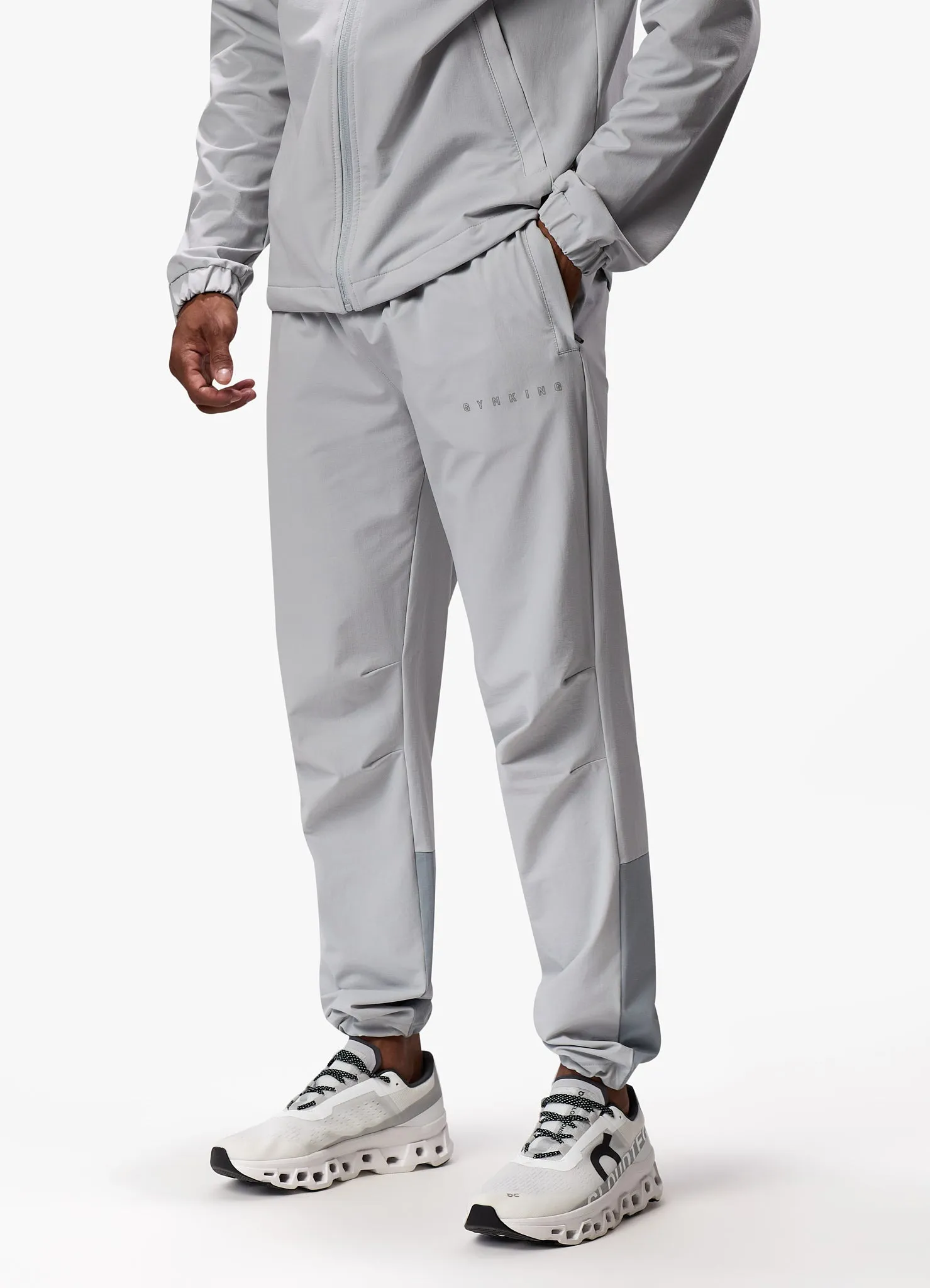 Gym King React Woven Pant - Light Grey sold by The Gym King