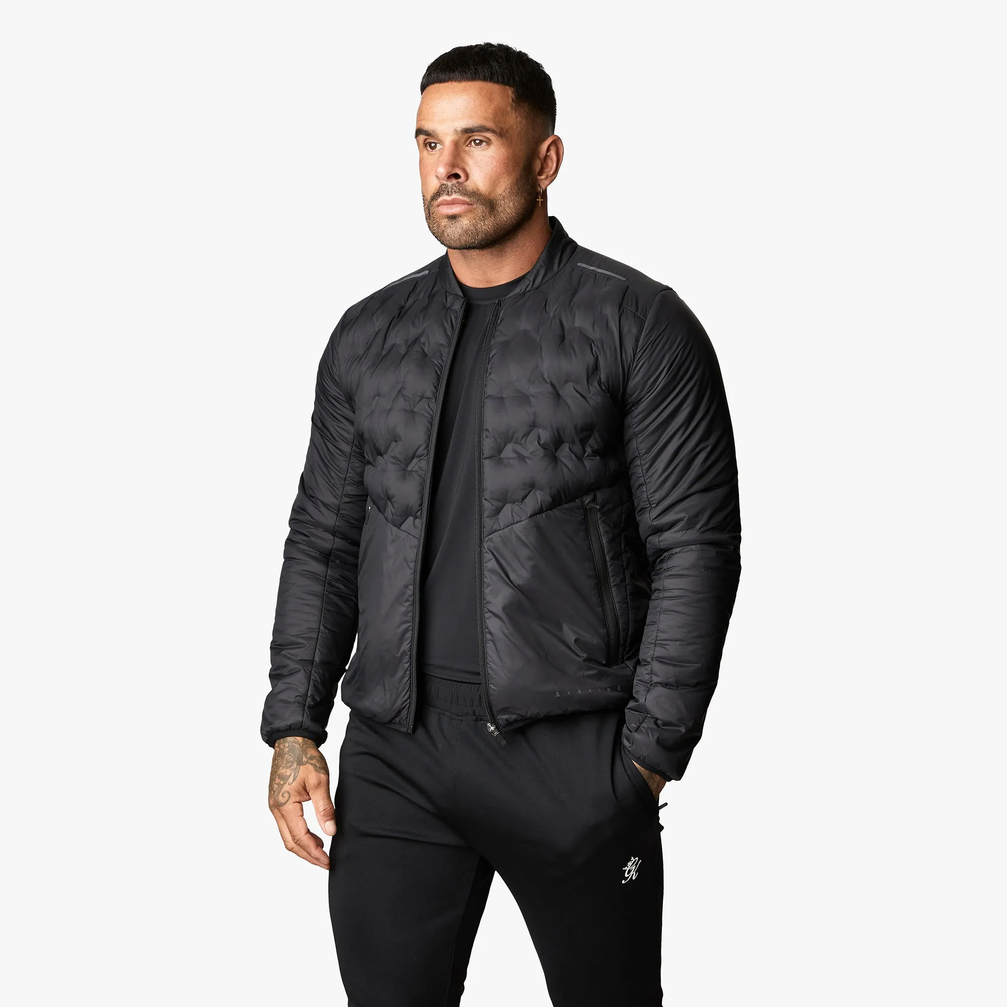Gym King Heat Sealed Tech Jacket - Black sold by The Gym King product image thumbnail 2