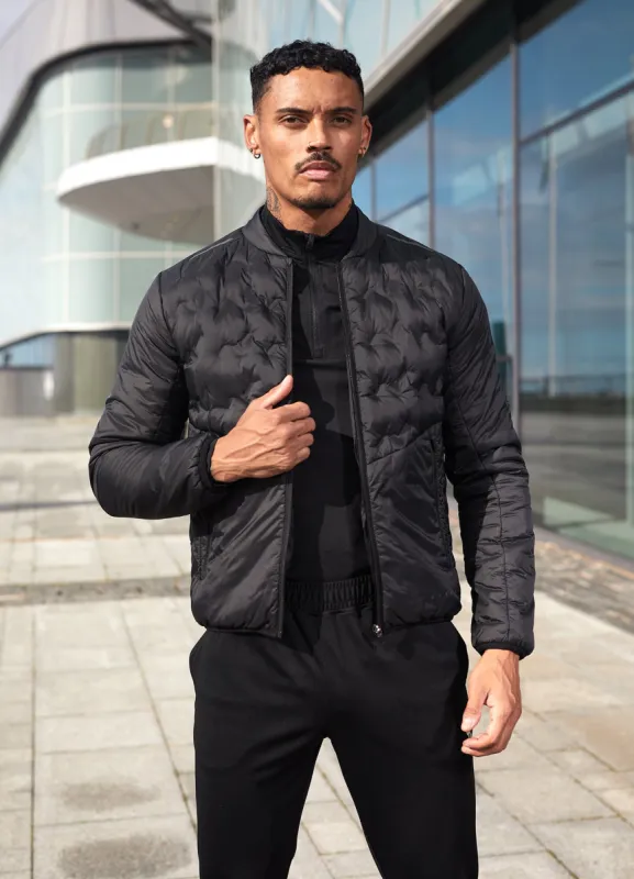 Gym King Heat Sealed Tech Jacket - Black sold by The Gym King