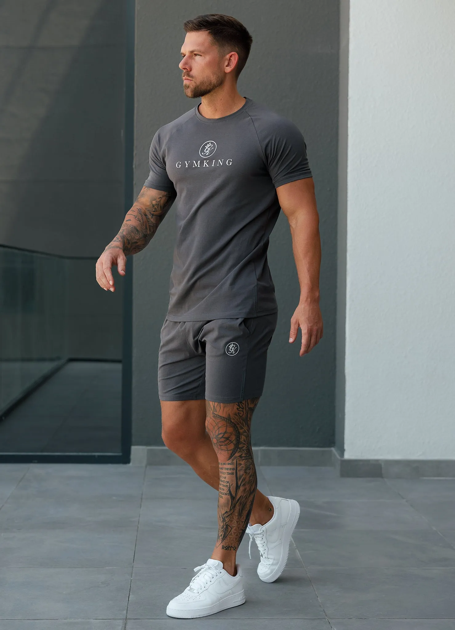 Gym King Pro Jersey Short - Graphite sold by The Gym King product image thumbnail 3