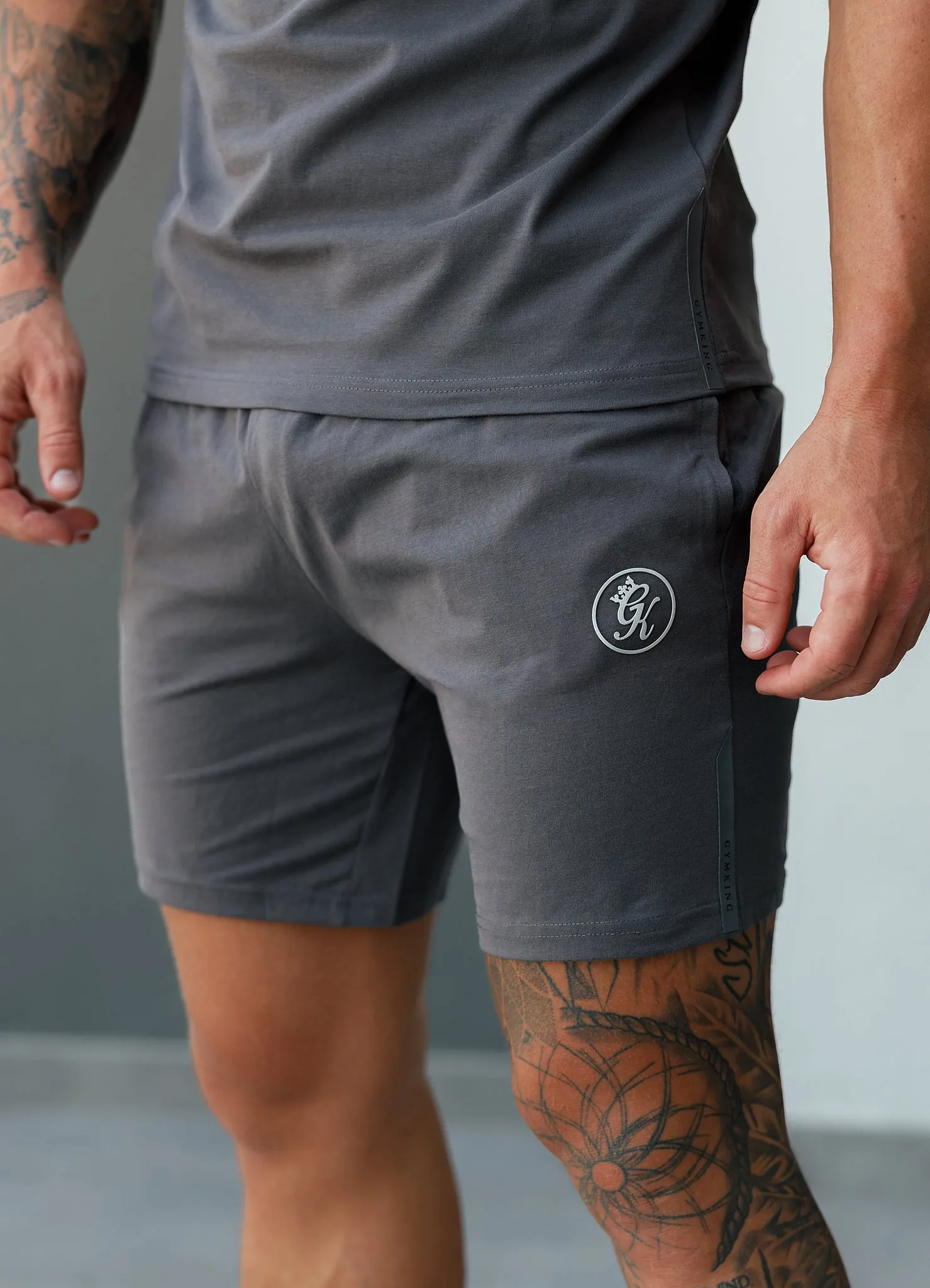 Gym King Pro Jersey Short - Graphite sold by The Gym King