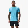Gym King Element Tee - Aqua Sky Marl sold by The Gym King