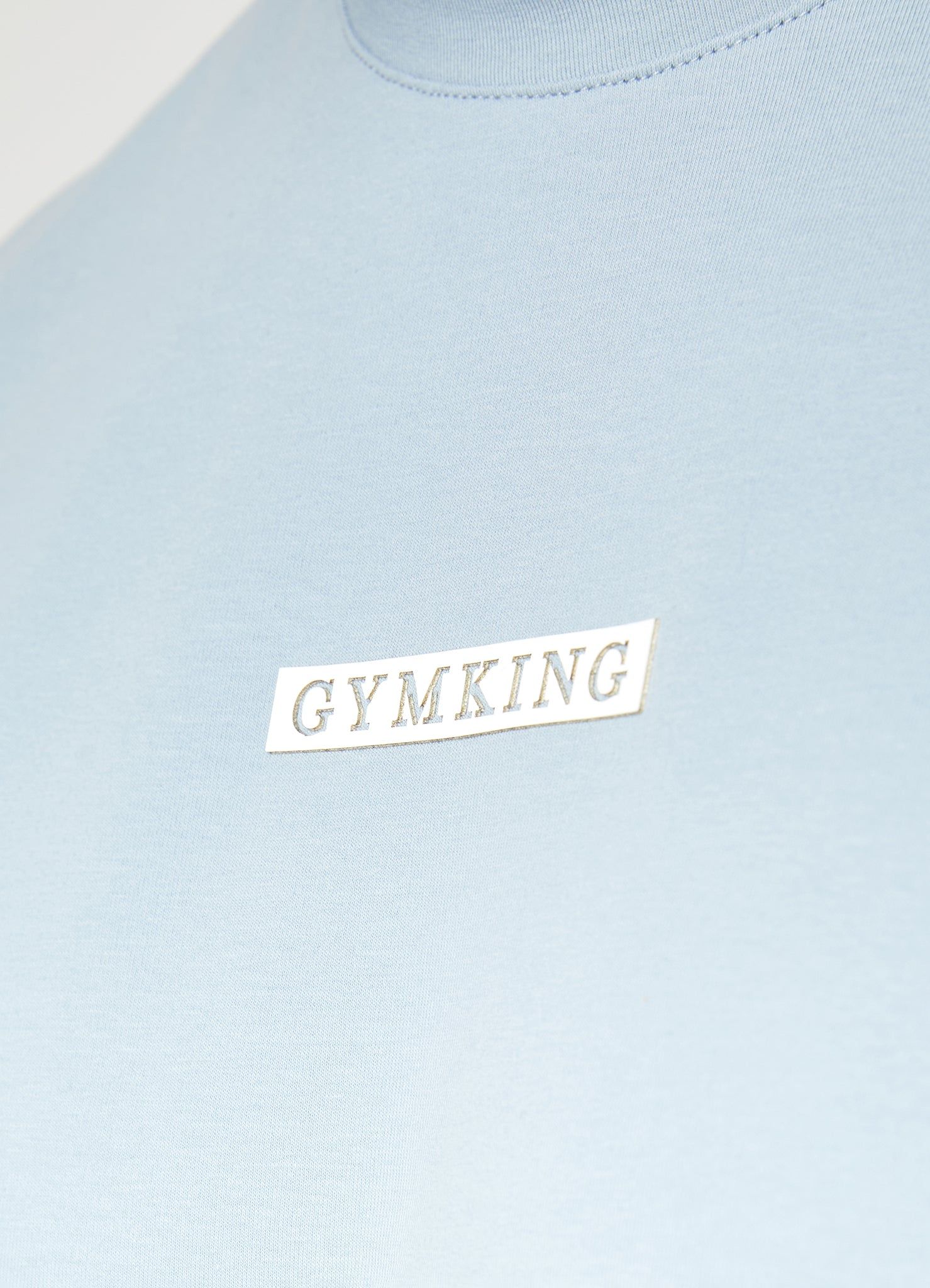 Gym King Box Logo Tee - Ashley Blue sold by The Gym King product image thumbnail 5