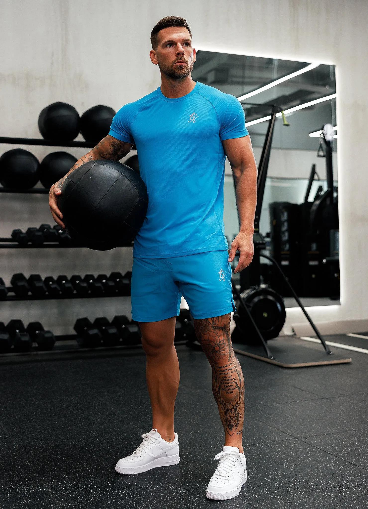 Gym King Energy Tee - Ocean Blue sold by The Gym King product image thumbnail 3
