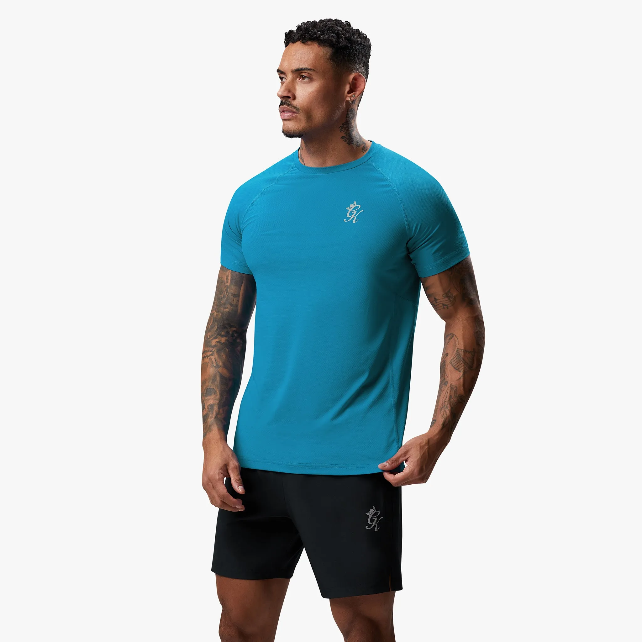 Gym King Energy Tee - Ocean Blue sold by The Gym King product image thumbnail 2