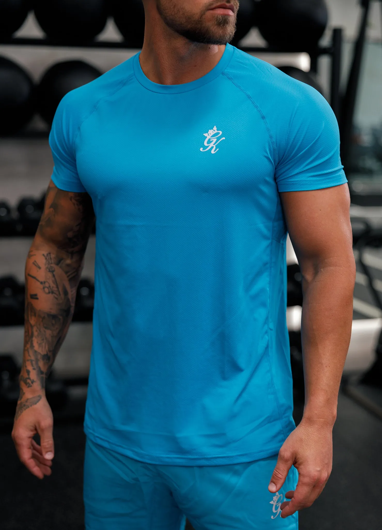 Gym King Energy Tee - Ocean Blue sold by The Gym King product image thumbnail 4