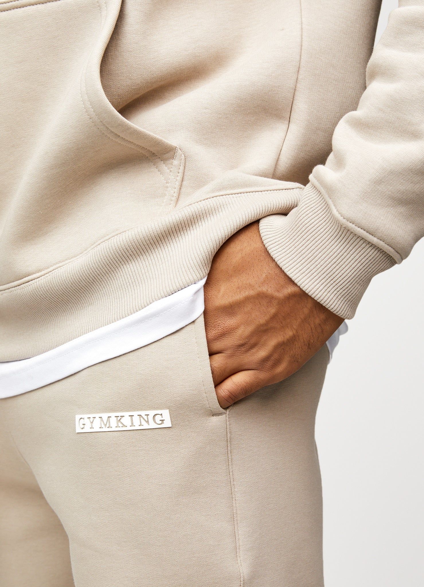 Gym King Box Logo Jogger - Sandstone sold by The Gym King product image thumbnail 5