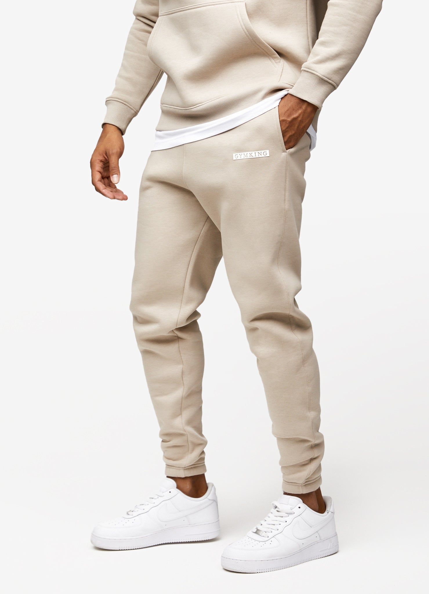 Gym King Box Logo Jogger - Sandstone sold by The Gym King product image thumbnail 4