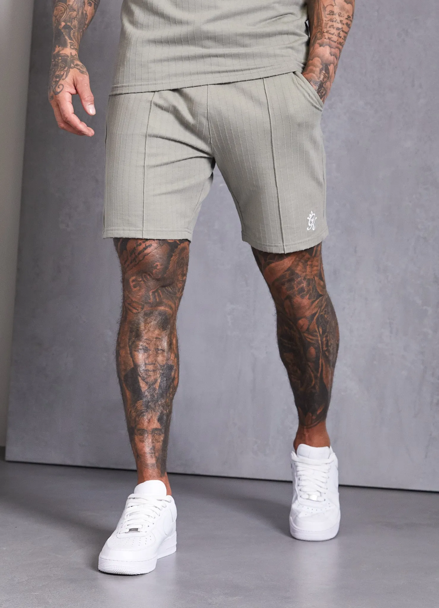 Gym King Riviera Signature Short - Khaki sold by The Gym King product image thumbnail 4