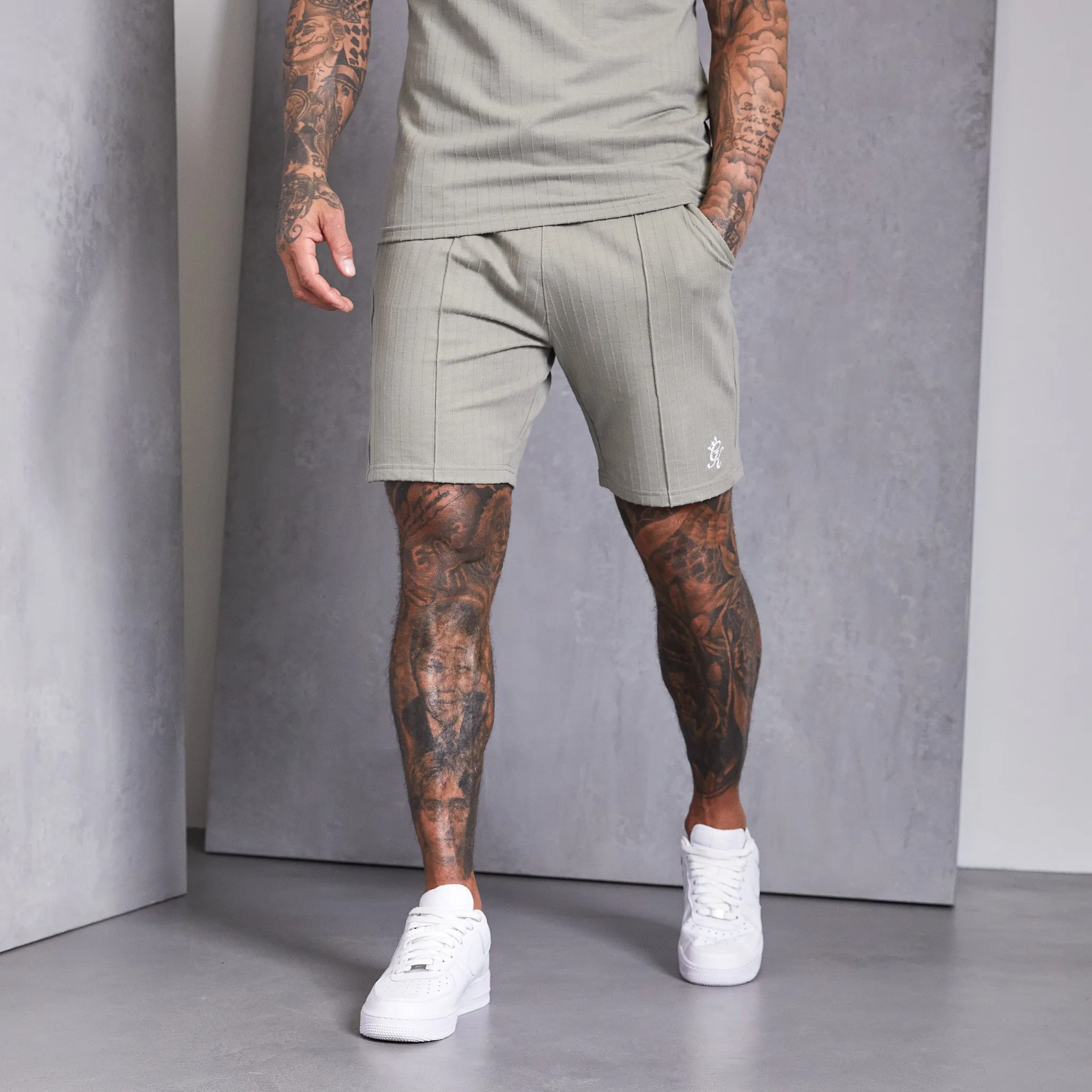 Gym King Riviera Signature Short - Khaki sold by The Gym King product image thumbnail 2
