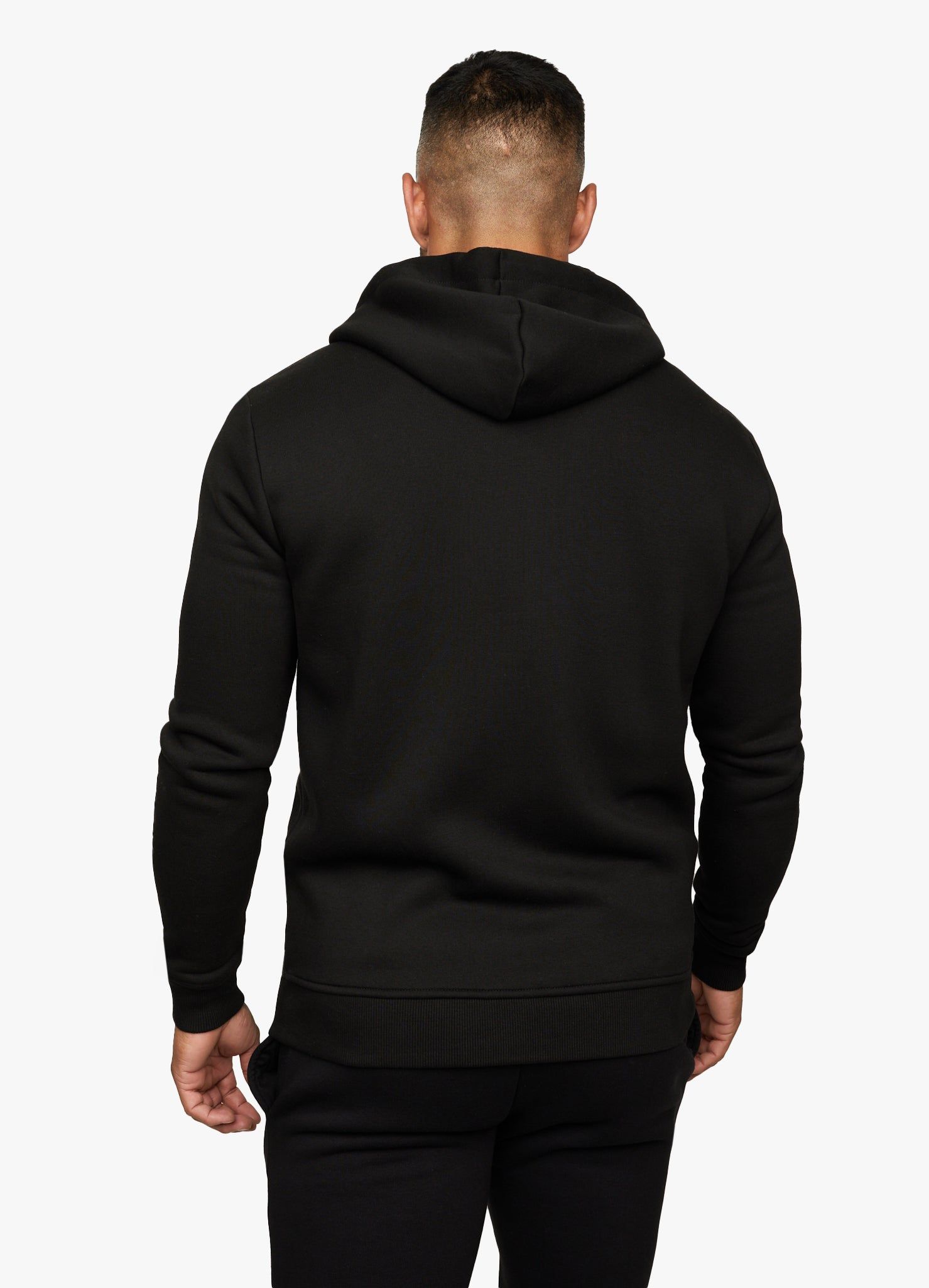 Gym King Fundamental Fleece Full Zip Hoodie - Black sold by The Gym King product image thumbnail 3