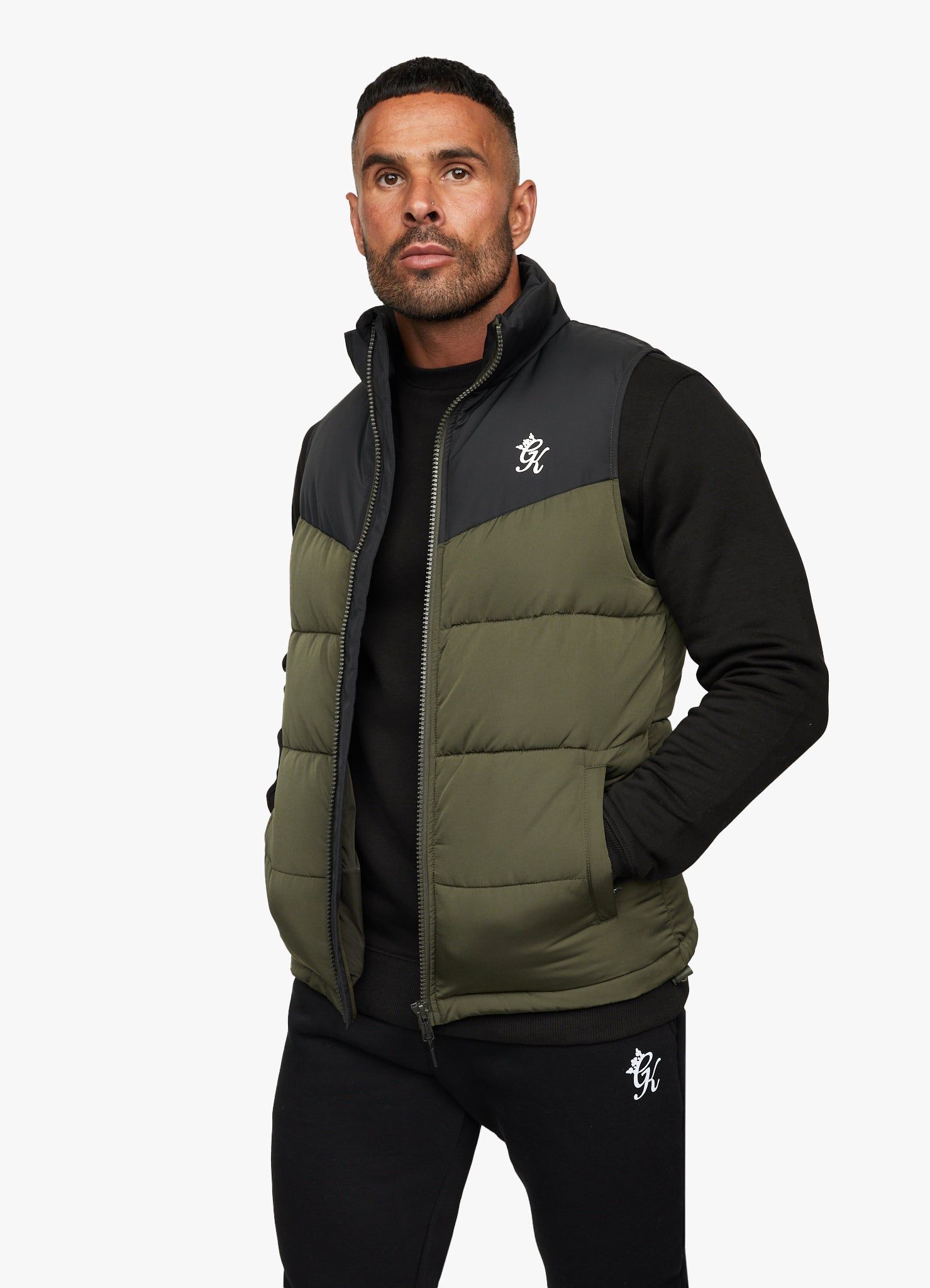 Gym King Resolute Gilet - Khaki sold by The Gym King