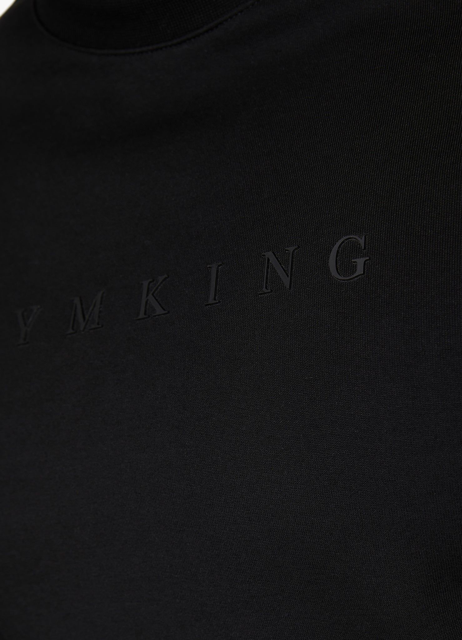 Gym King Linear Print Interlock Crew - Black sold by The Gym King product image thumbnail 5