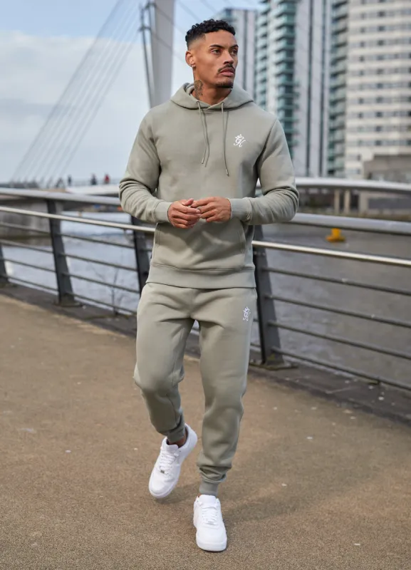 Gym King Fundamental Fleece Hood Tracksuit - Soft Khaki sold by The Gym King