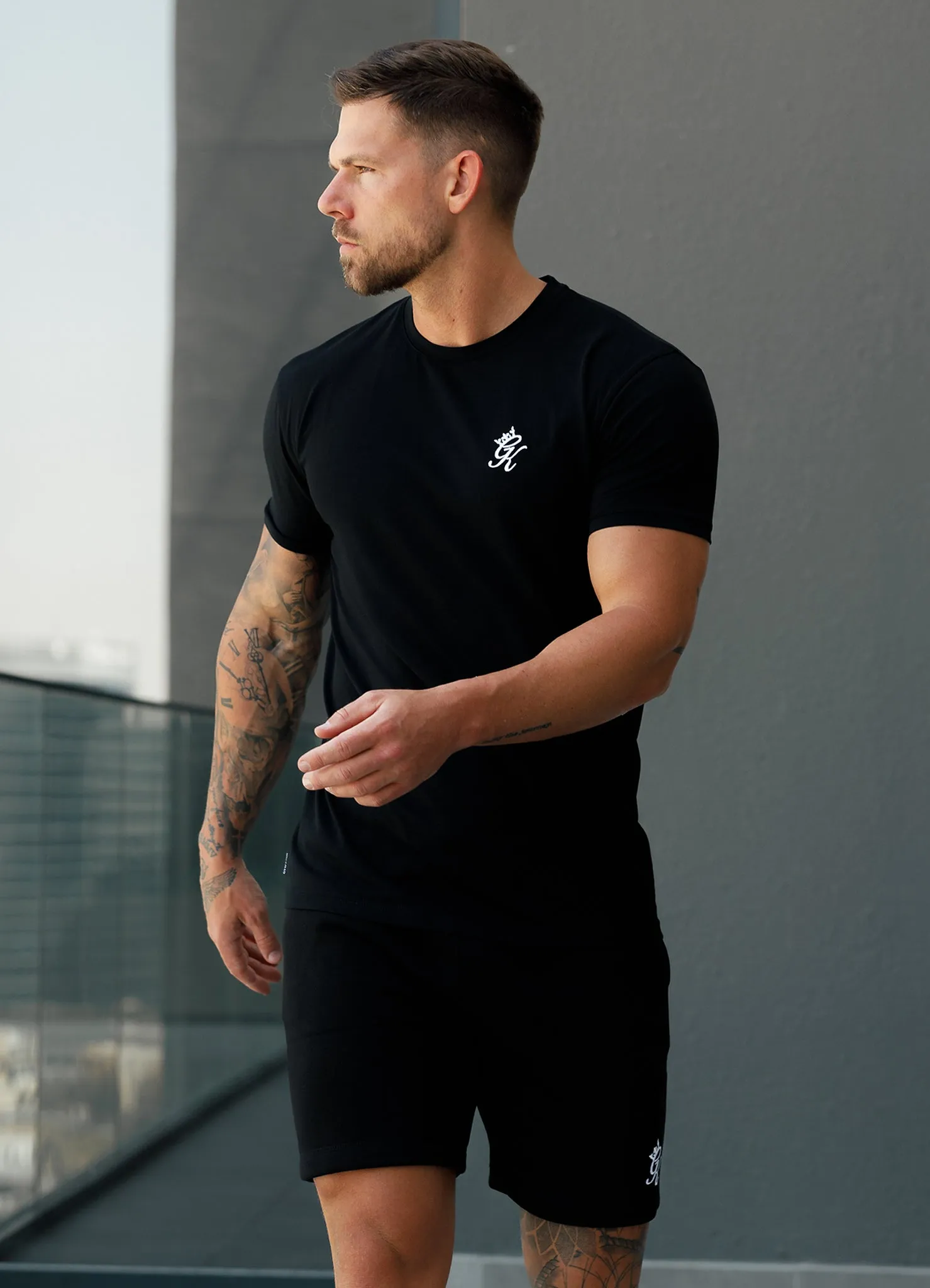 Gym King Fundamental Jersey Tee - Black sold by The Gym King