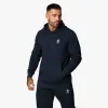 Gym King Fundamental Fleece Hood - Navy sold by The Gym King