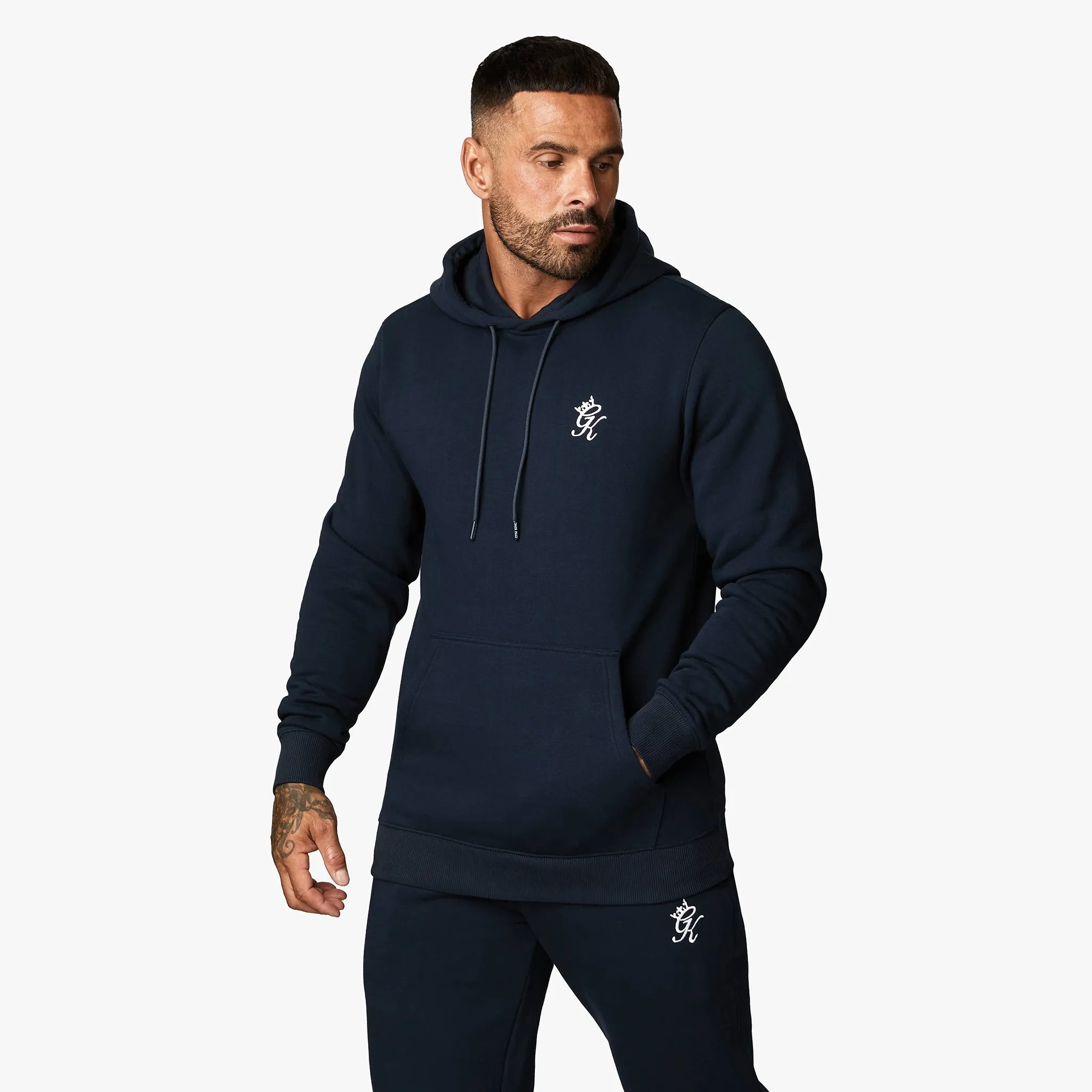 Gym King Fundamental Fleece Hood - Navy sold by The Gym King product image thumbnail 2