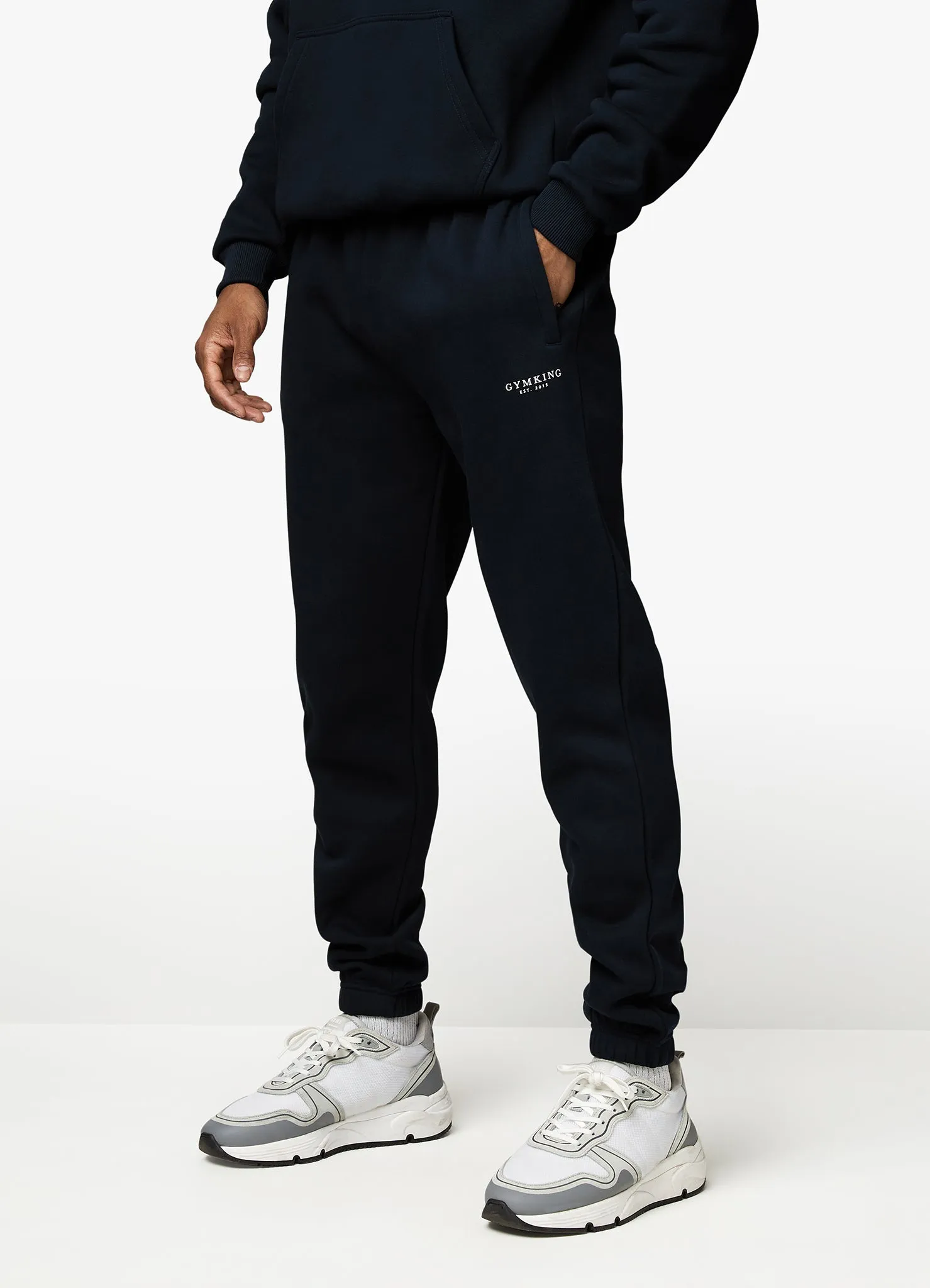 Gym King Established Jogger - Navy sold by The Gym King product image thumbnail 2