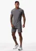 Gym King Flex 6" Short - Fossil Grey/Black sold by The Gym King