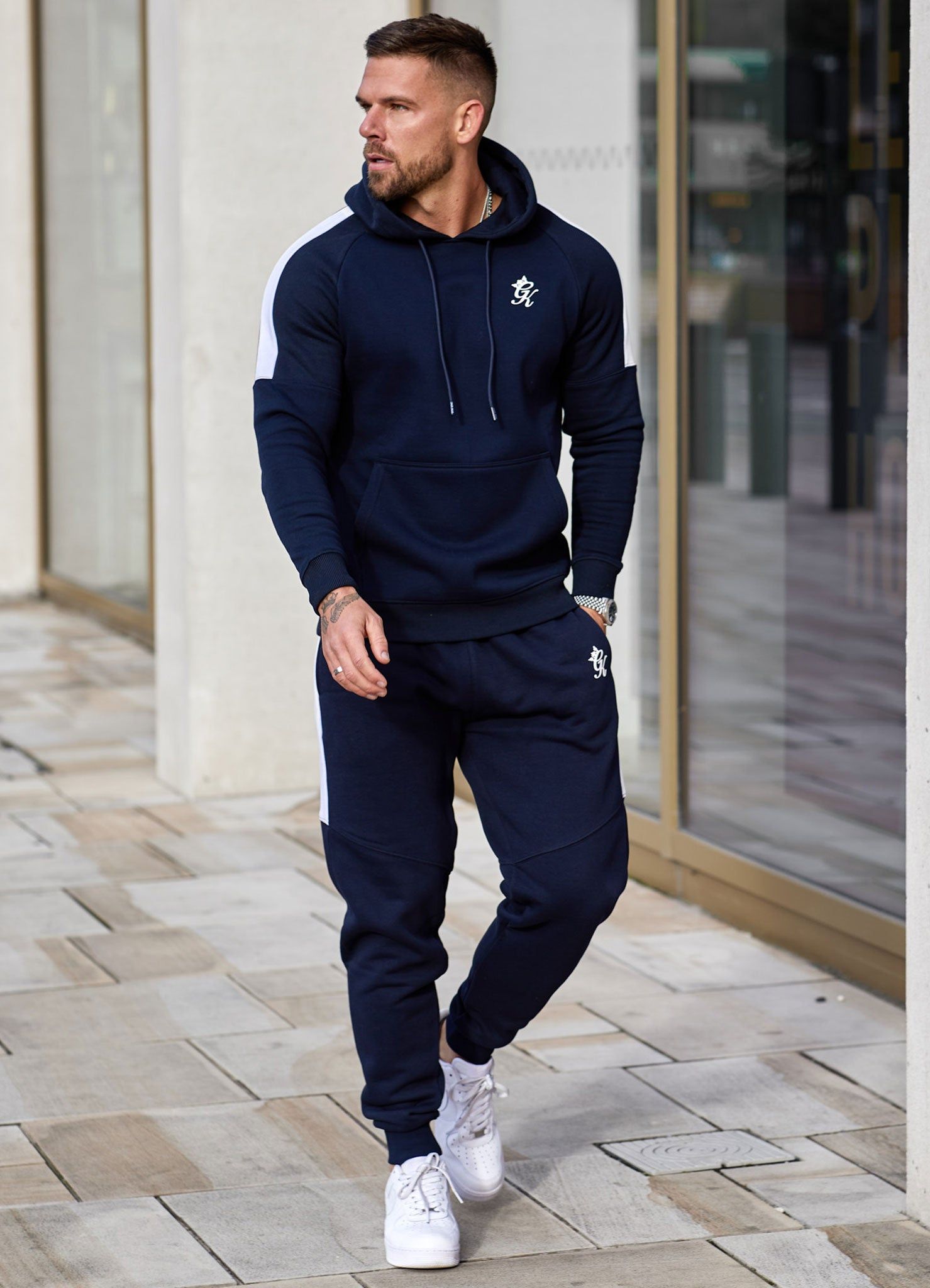 Gym King Volt Jogger - Navy/White sold by The Gym King product image thumbnail 4