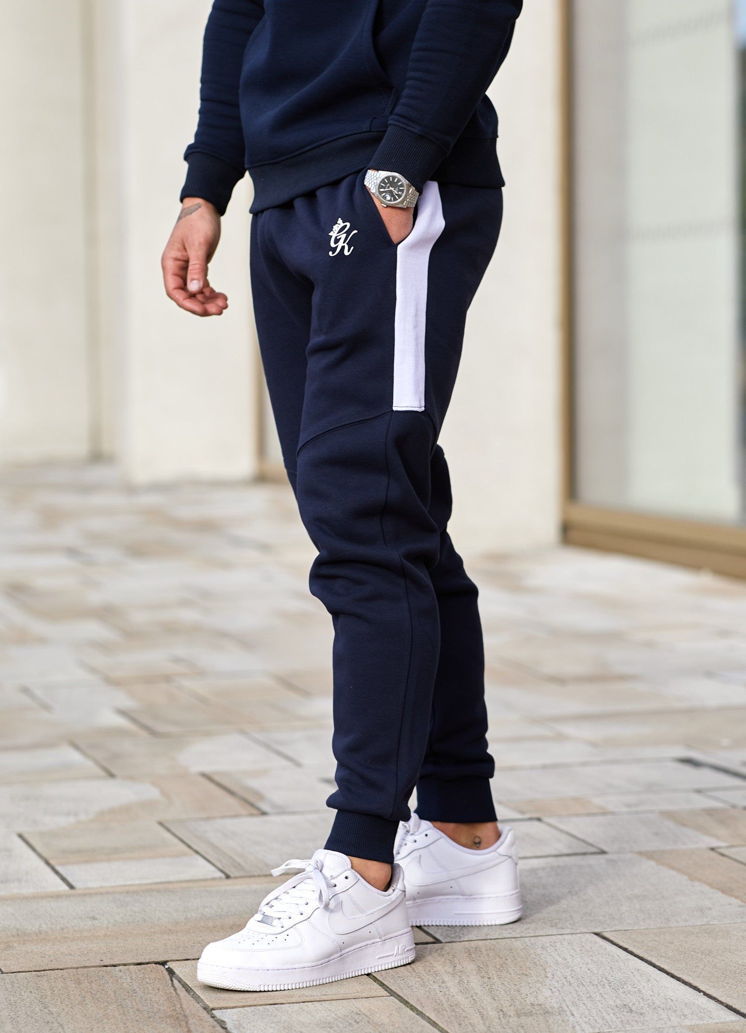 Gym King Volt Jogger - Navy/White sold by The Gym King