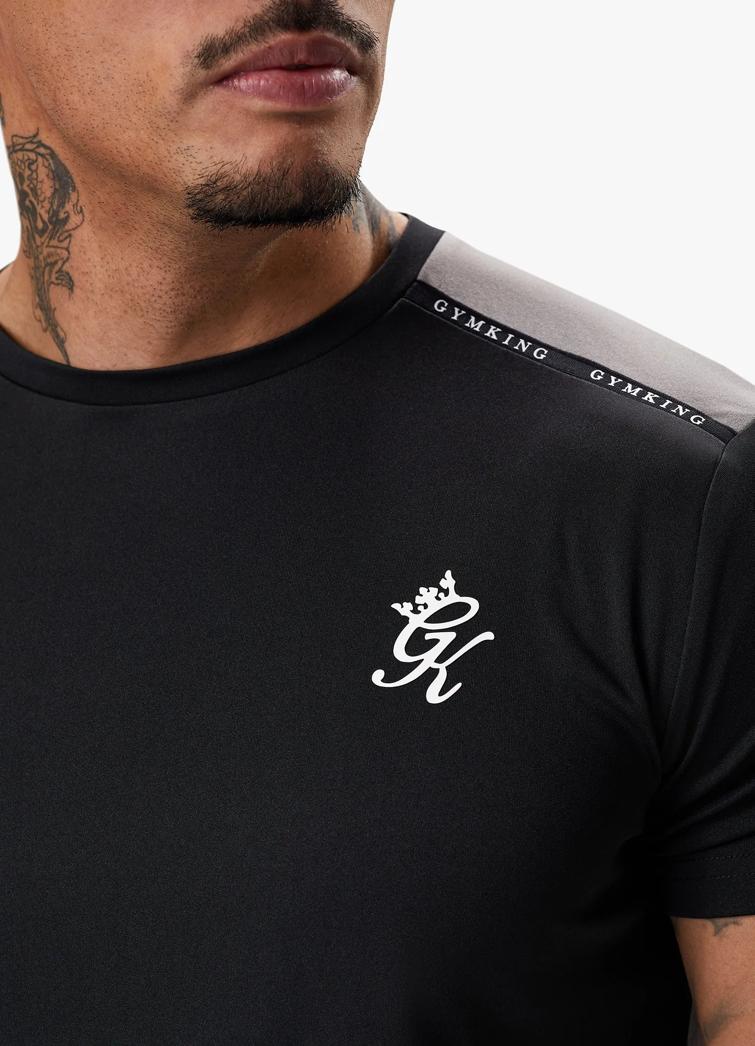 Gym King Taped Core Plus Tee - Black sold by The Gym King product image thumbnail 5