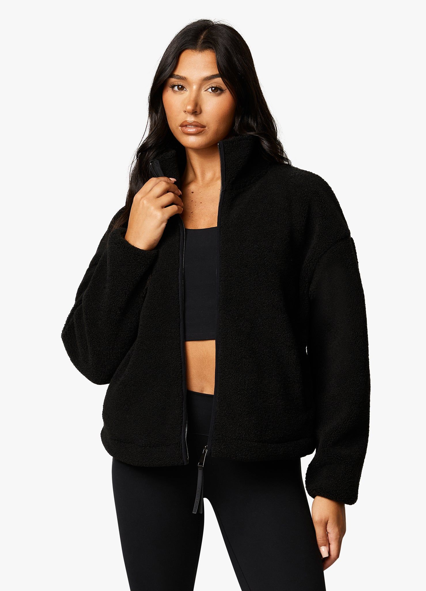 Gym King Borg Full Zip Fleece - Black sold by The Gym King product image thumbnail 4