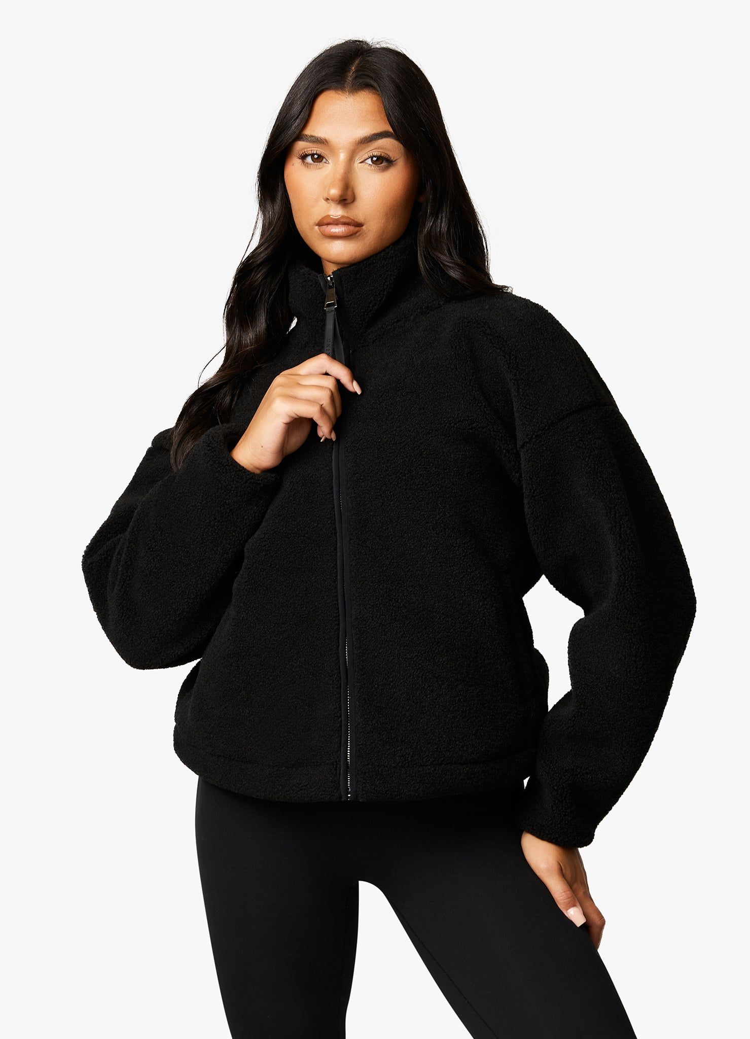Gym King Borg Full Zip Fleece - Black sold by The Gym King product image thumbnail 3