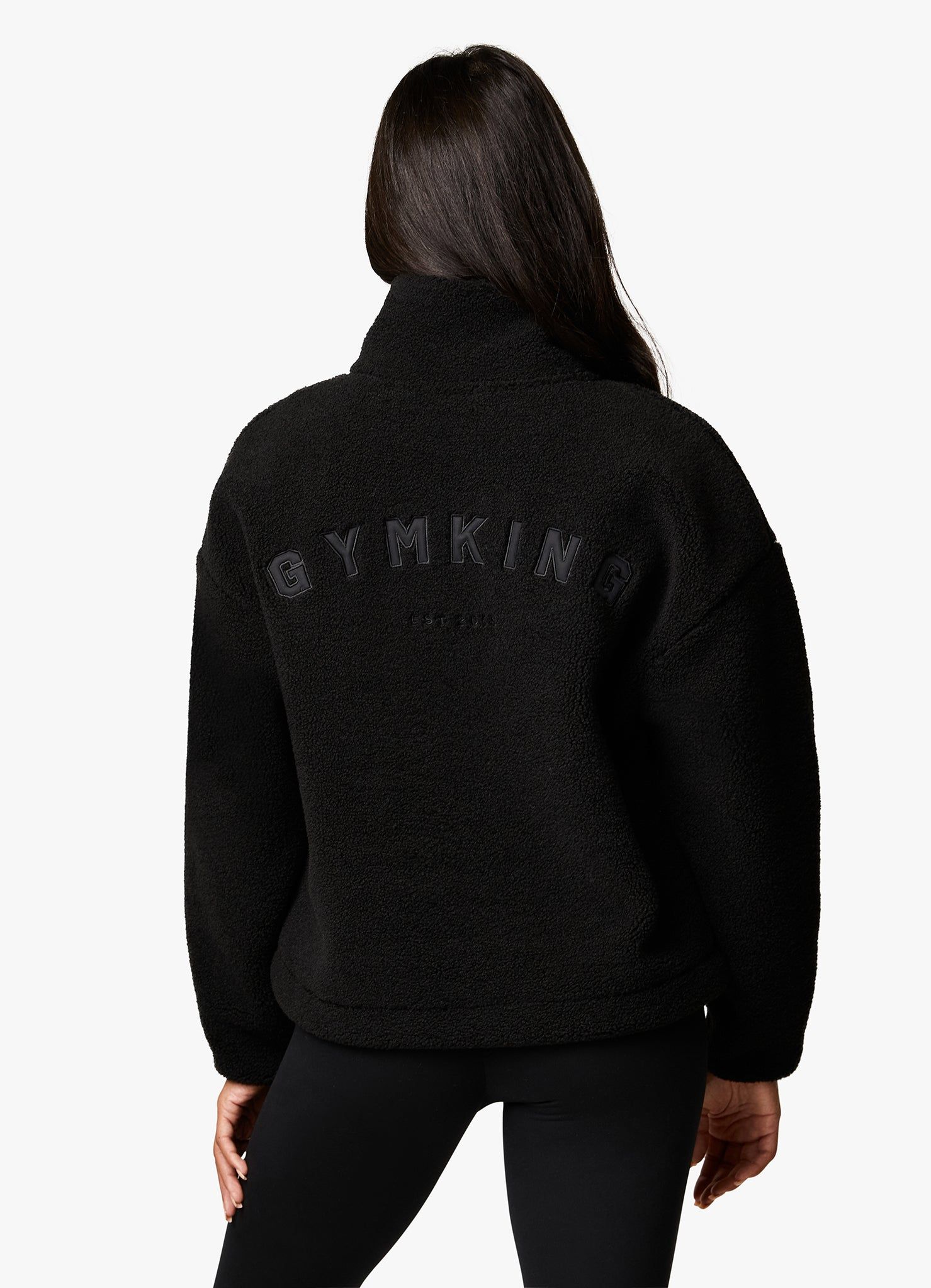 Gym King Borg Full Zip Fleece - Black sold by The Gym King