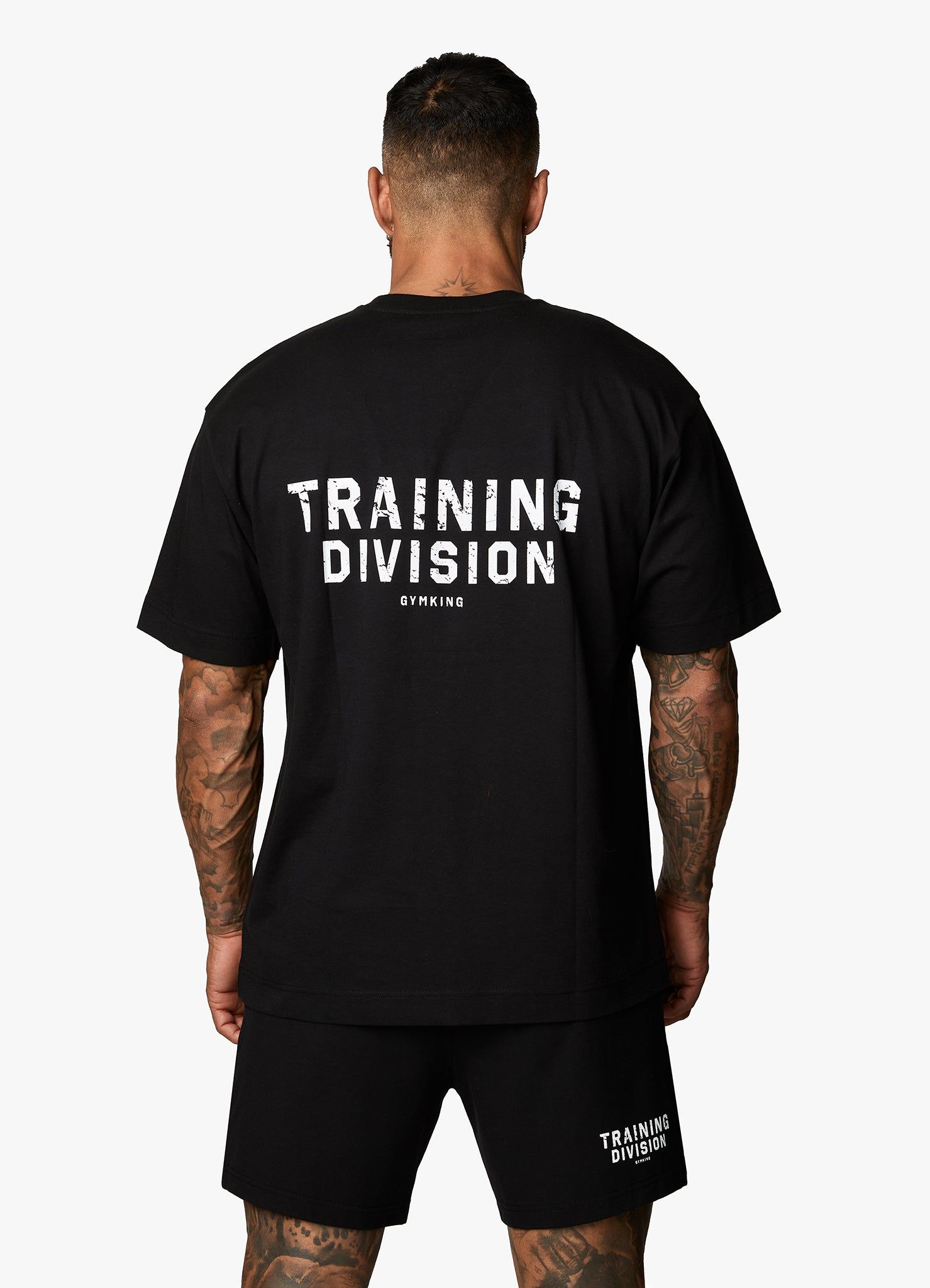 Gym King Training Division Tee - Black/White sold by The Gym King