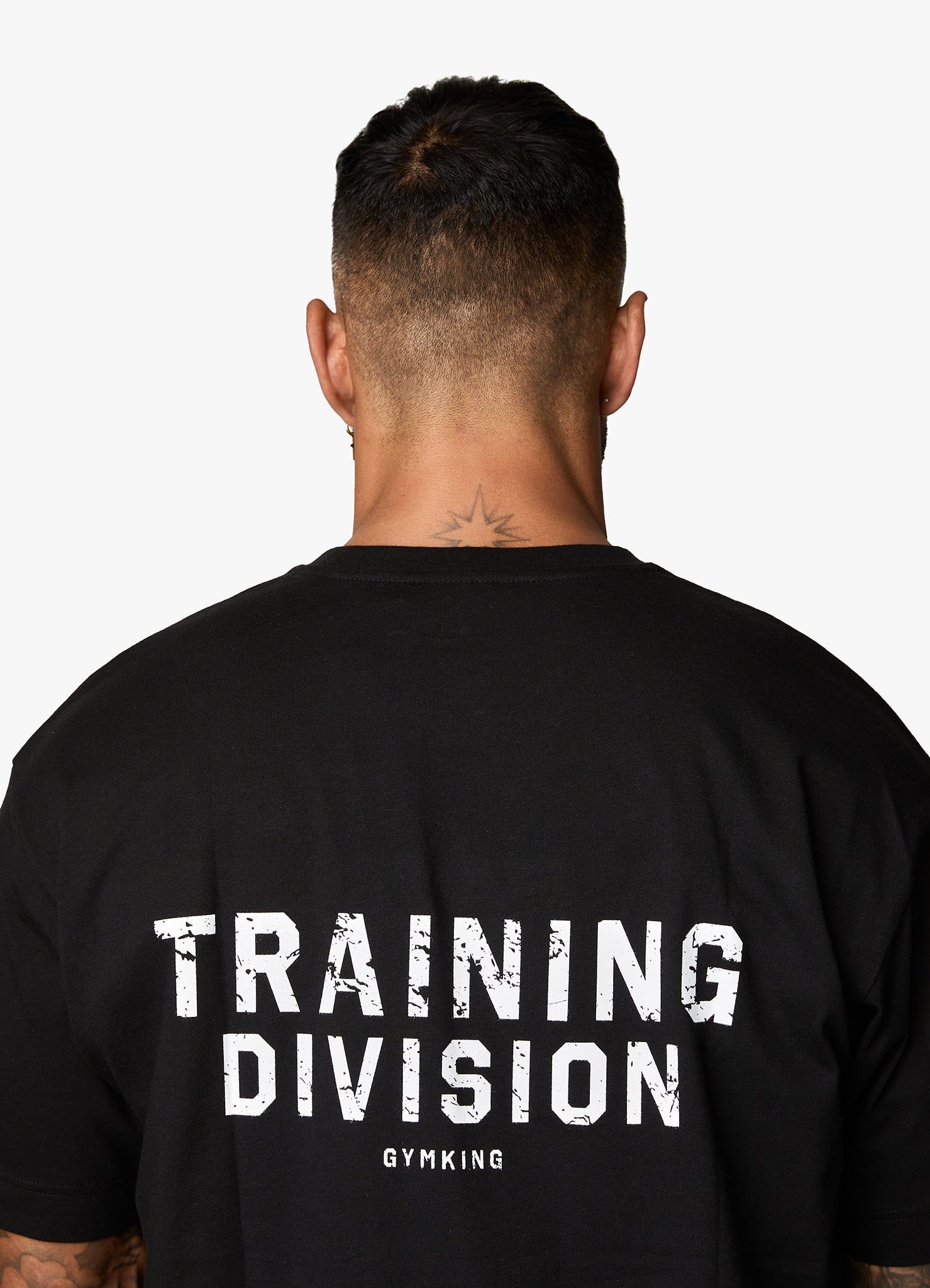 Gym King Training Division Tee - Black/White sold by The Gym King product image thumbnail 4