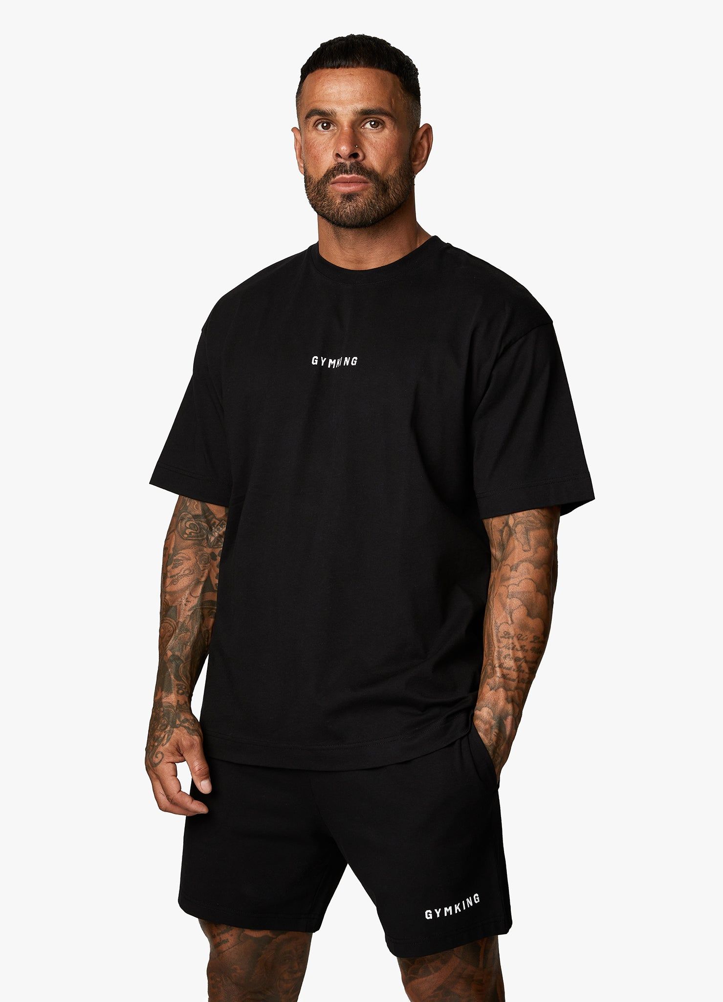 Gym King Training Division Tee - Black/White sold by The Gym King product image thumbnail 3