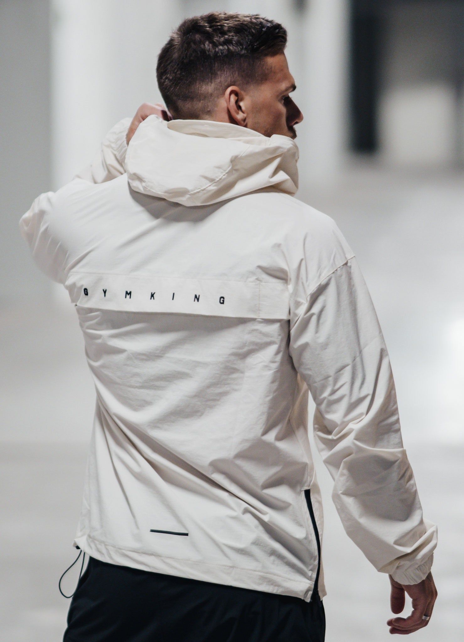 Gym King Rebellion Overhead Jacket - Antique White sold by The Gym King product image thumbnail 4