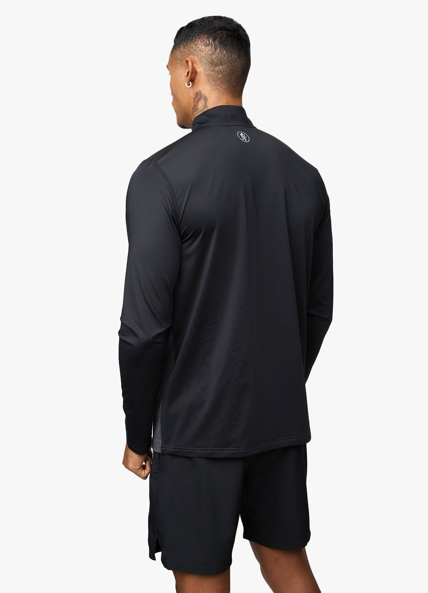 Gym King React 1/4 Zip - Black/Fossil Grey sold by The Gym King product image thumbnail 3