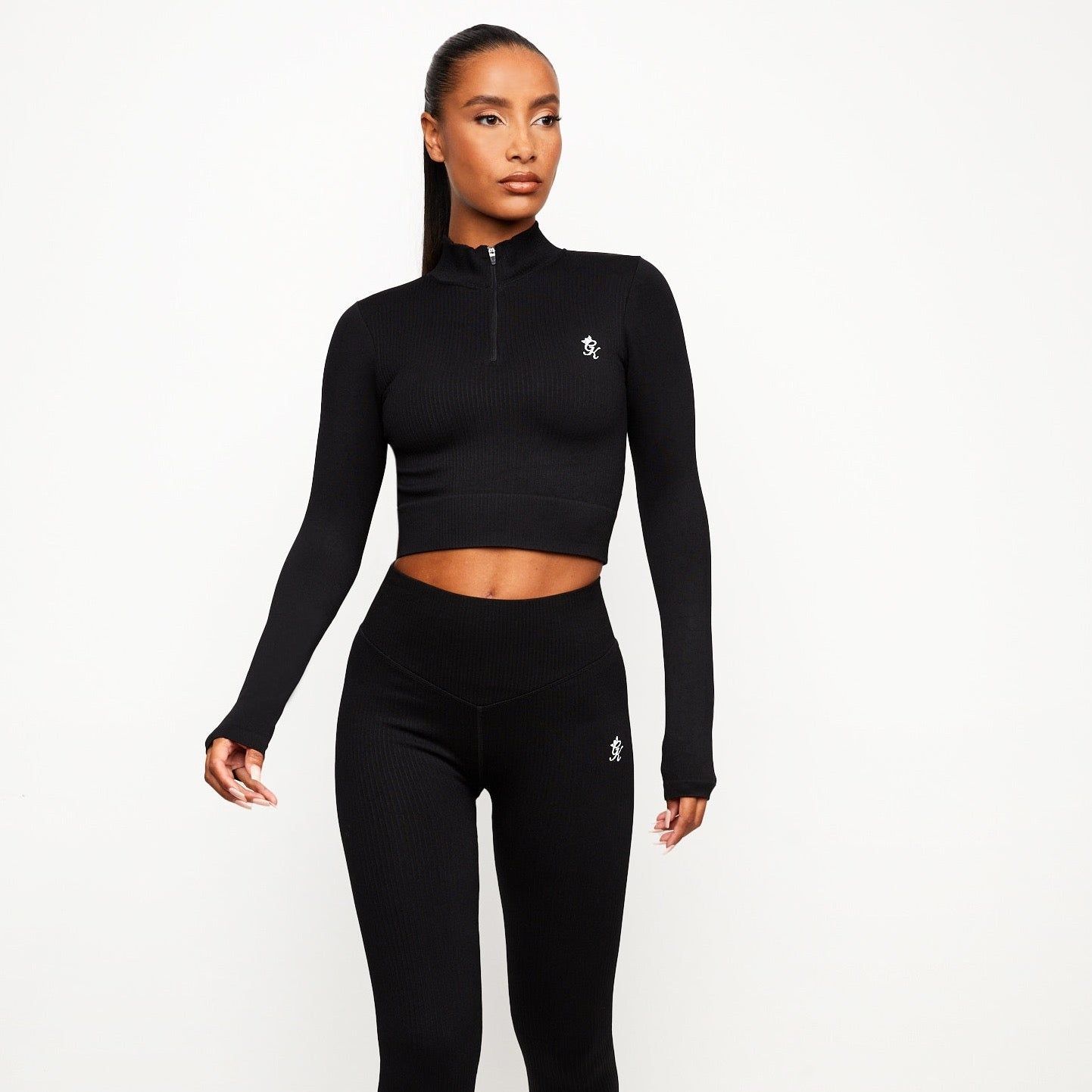 Gym King Balance 1/4 Zip - Black sold by The Gym King product image thumbnail 2